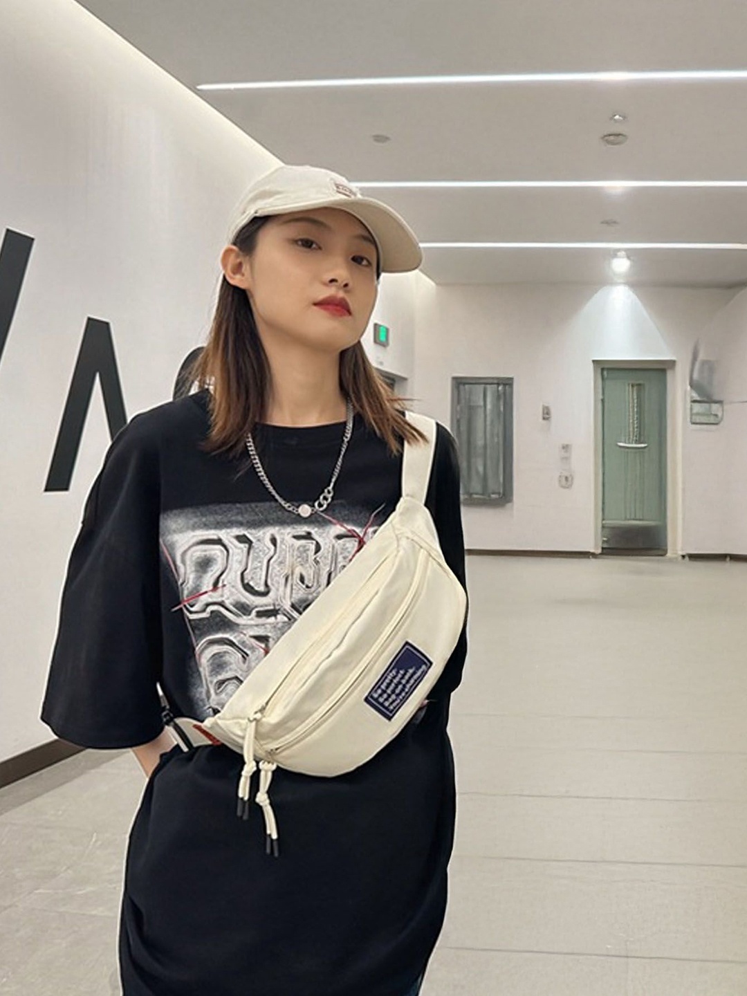 

StyleCast Checked Fanny Pack, Na