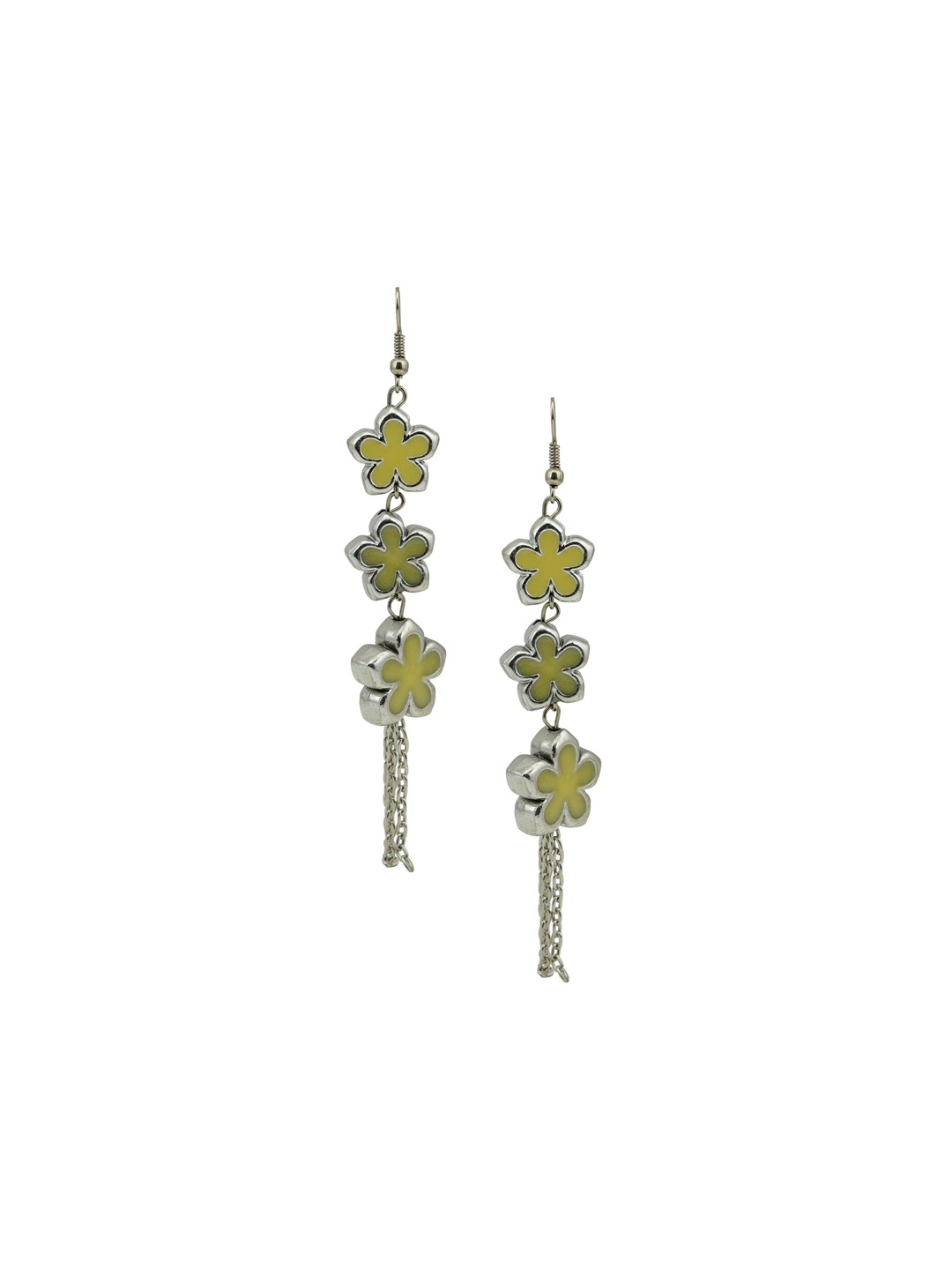 

HIGH TRENDZ Contemporary Hoop Earrings, Silver