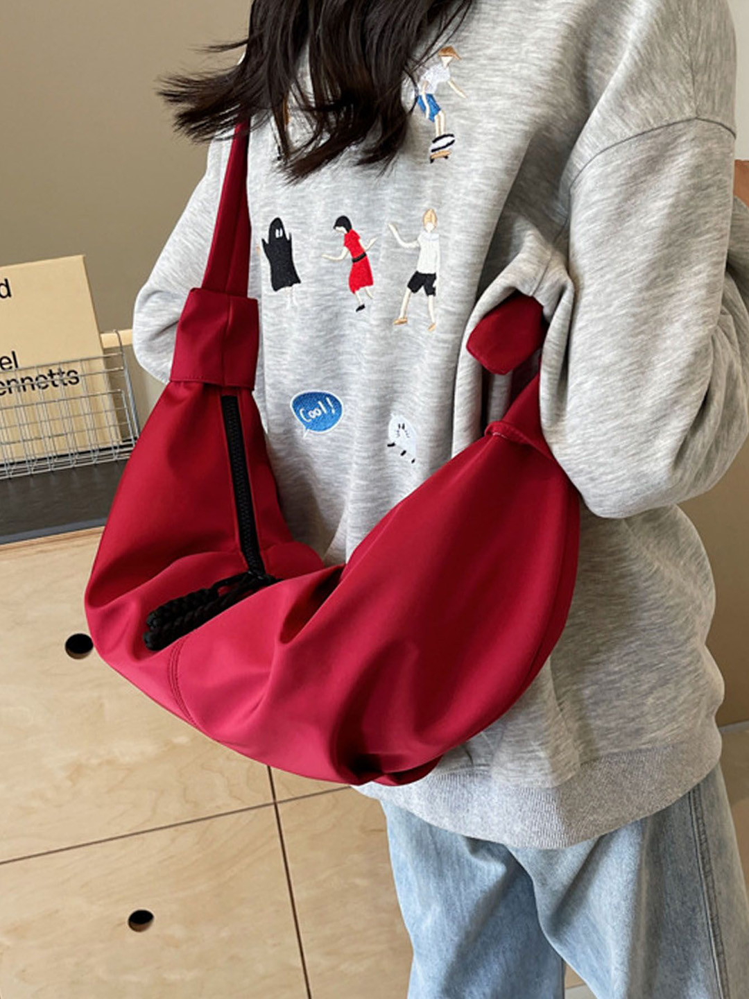 

StyleCast Red Casual Stylish Cross Body Bag