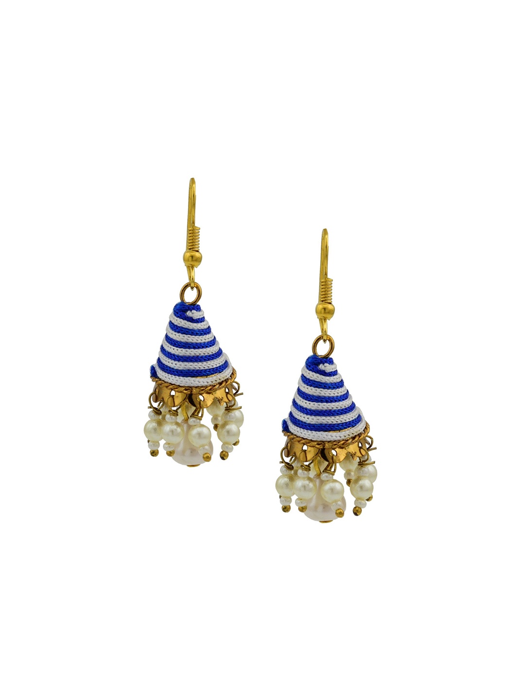 

HIGH TRENDZ Contemporary Drop Earrings, Gold