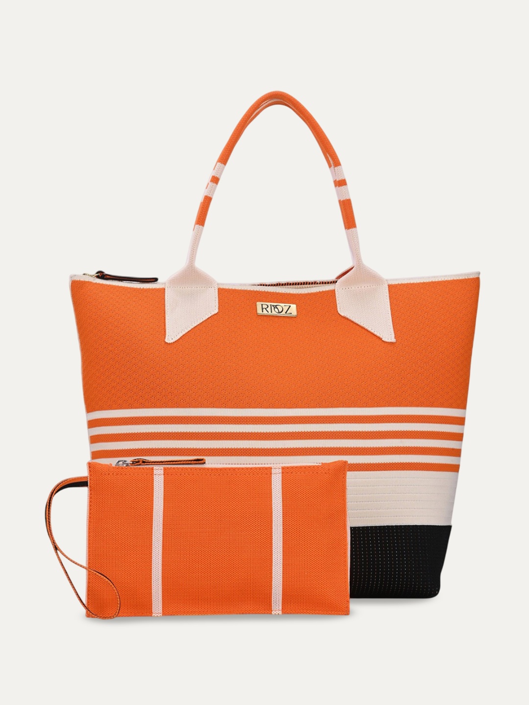 

Rioz Oversized Structured Shoulder Bag, Orange