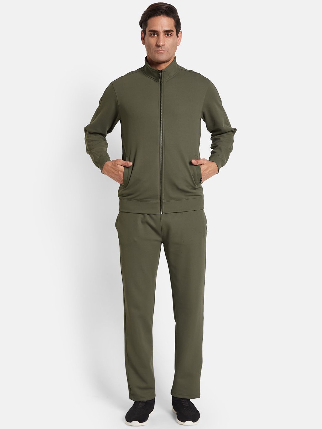 

Octave Men Mid-Rise Tracksuit, Olive