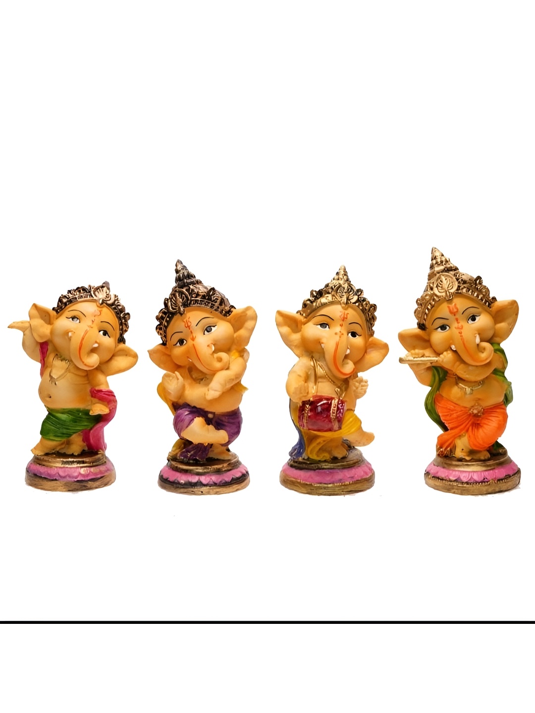 

Vrinban International Multicoloured Figurine Showpiece, Beige