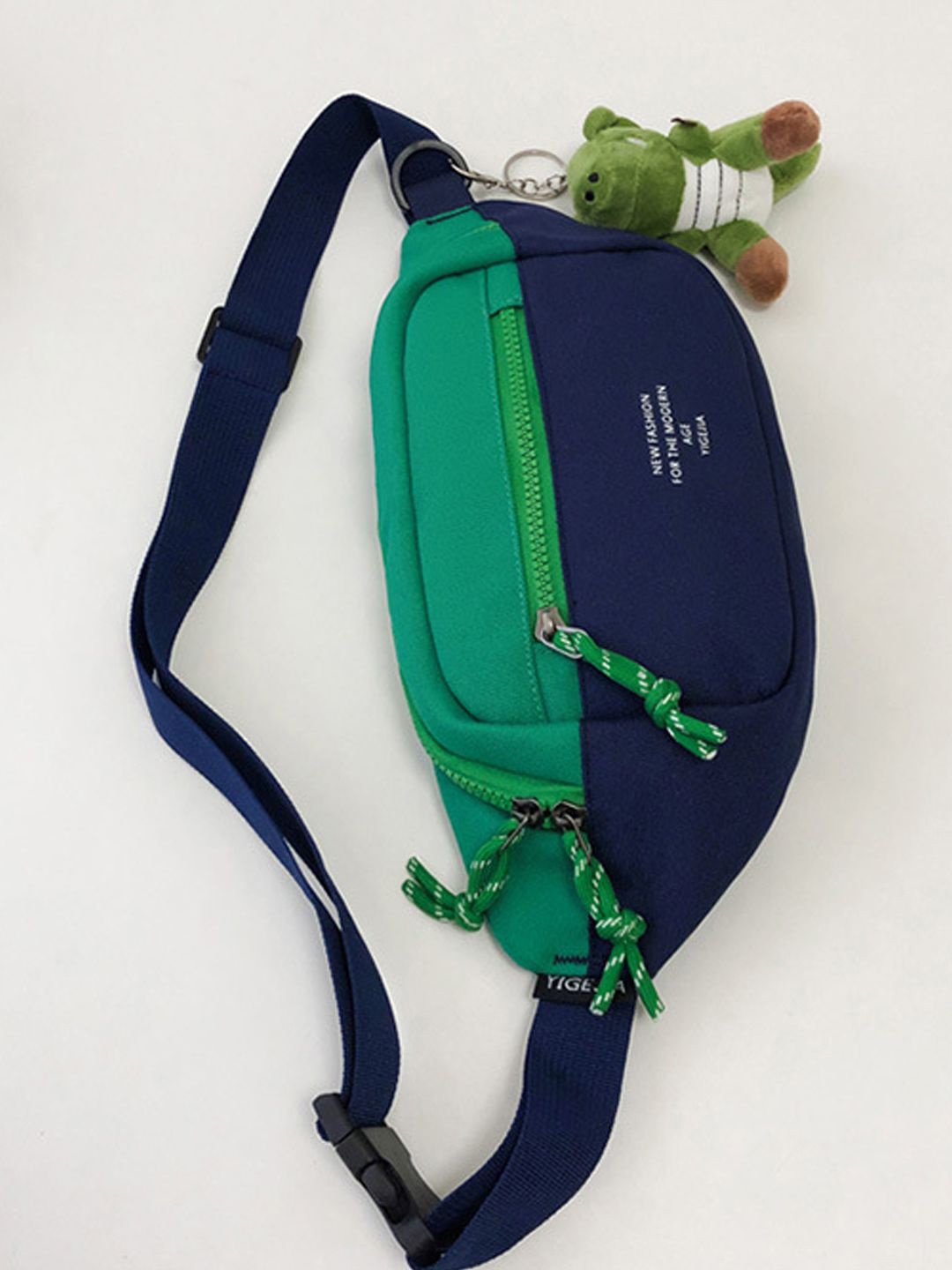 

StyleCast Green & Blue Colourblocked Crossbody Bag