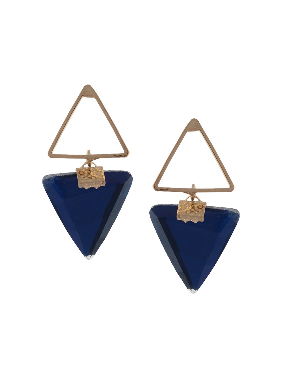 

HIGH TRENDZ Contemporary Drop Earrings, Gold