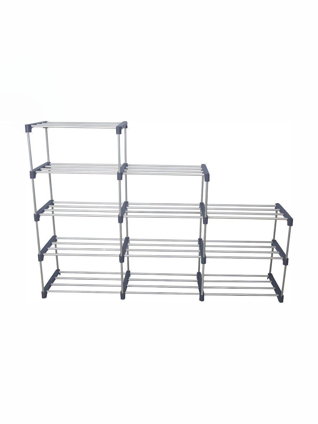 

Decent Hut Multipurpose Alloy Metal Books Storage 12 Shelve for Home, Blue