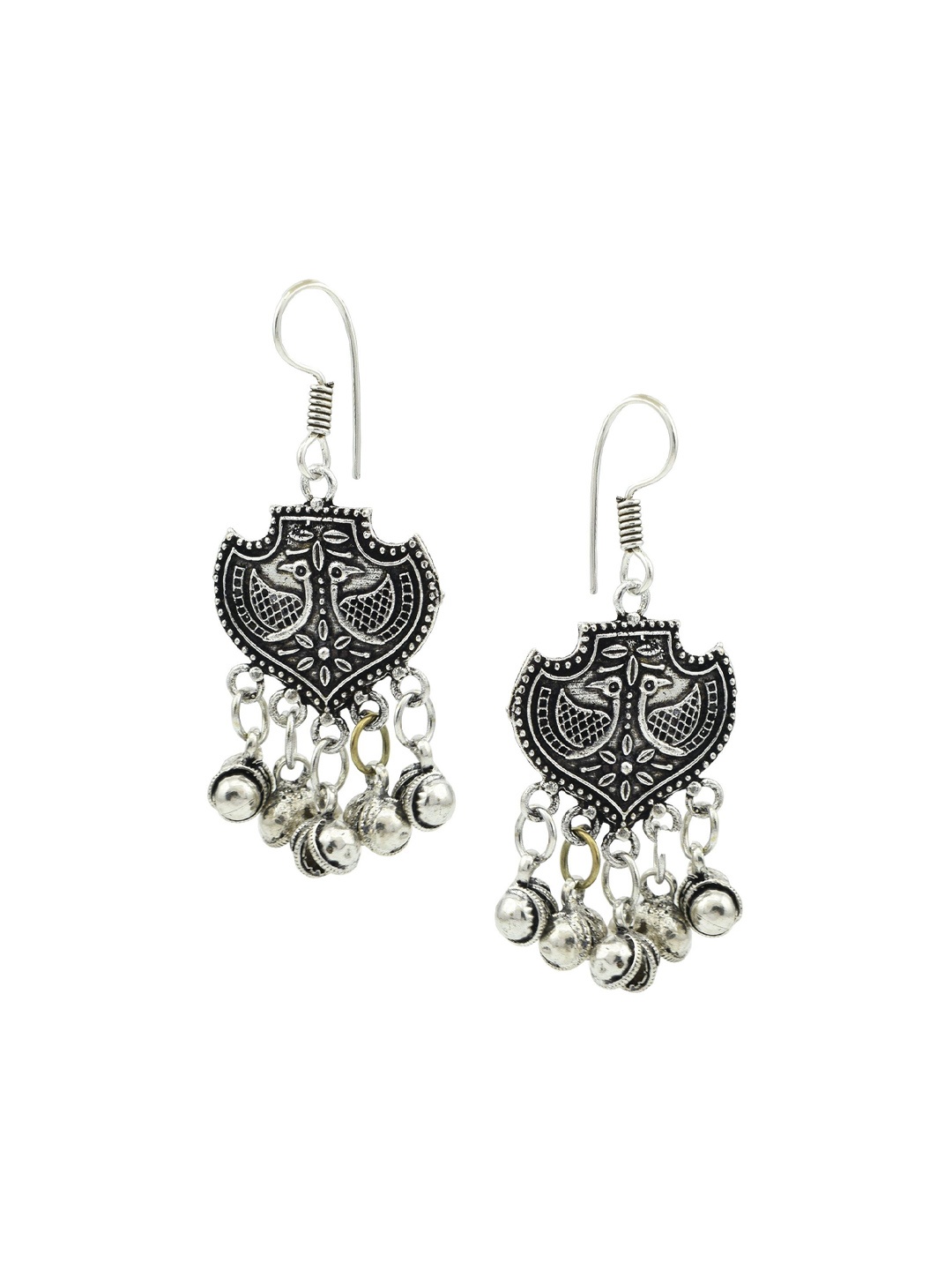 

HIGH TRENDZ Contemporary Drop Earrings, Metallic