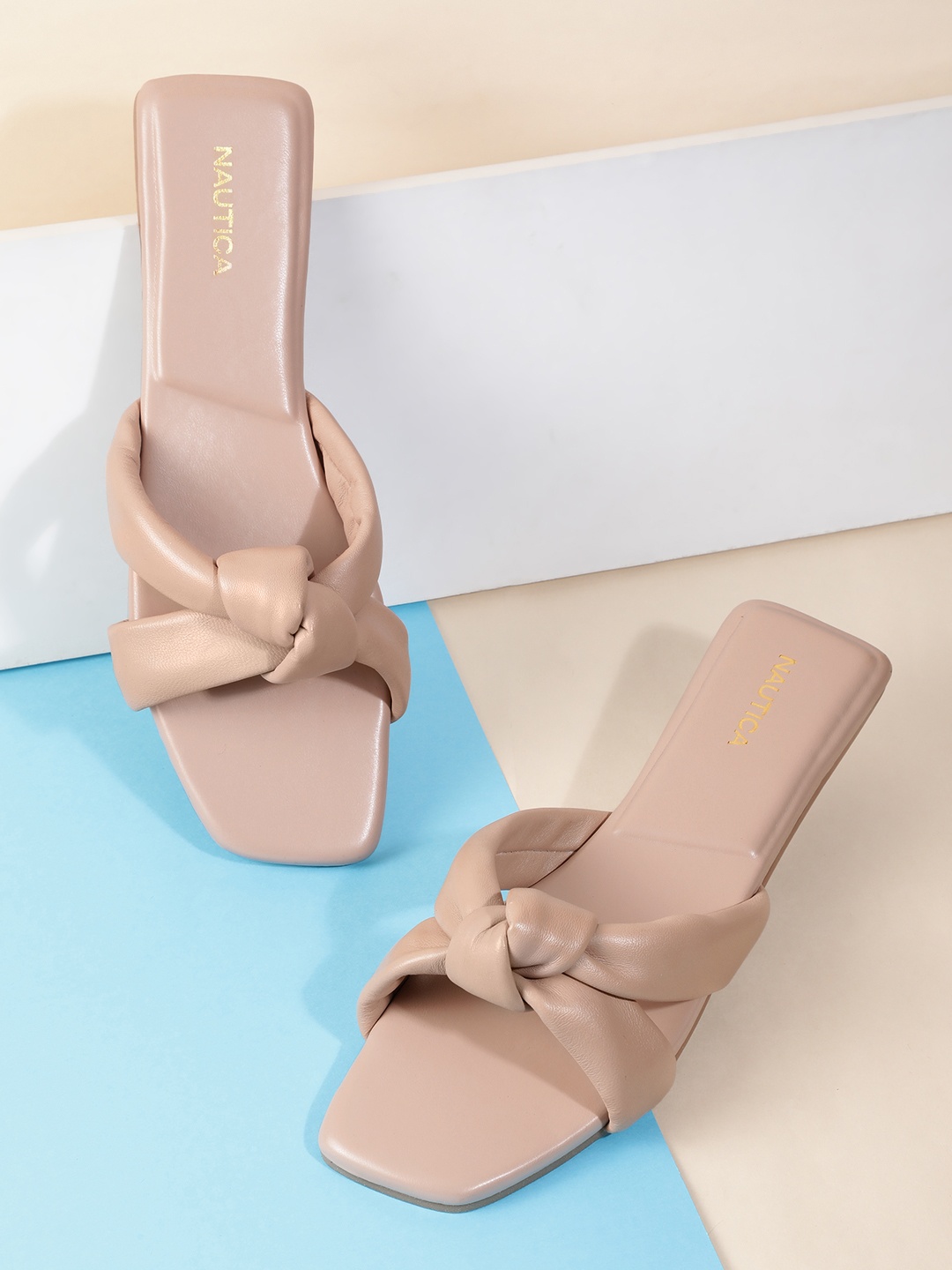 

Nautica Women Flats With Knot Detailing, Nude