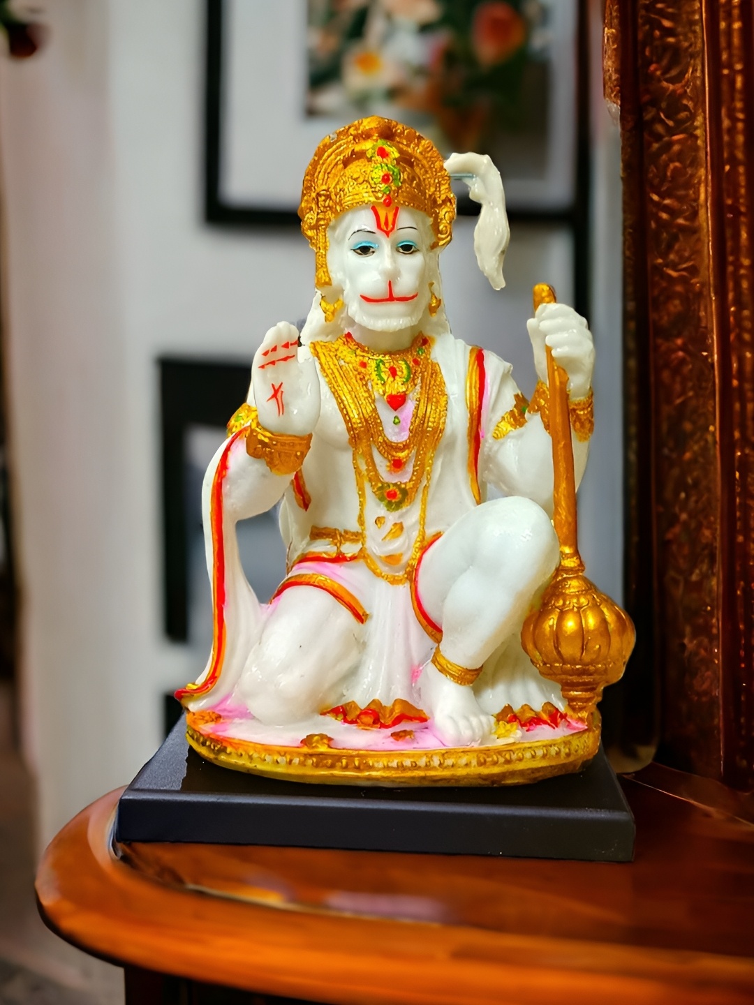 

Vrinban International White Religious Figurine Showpiece