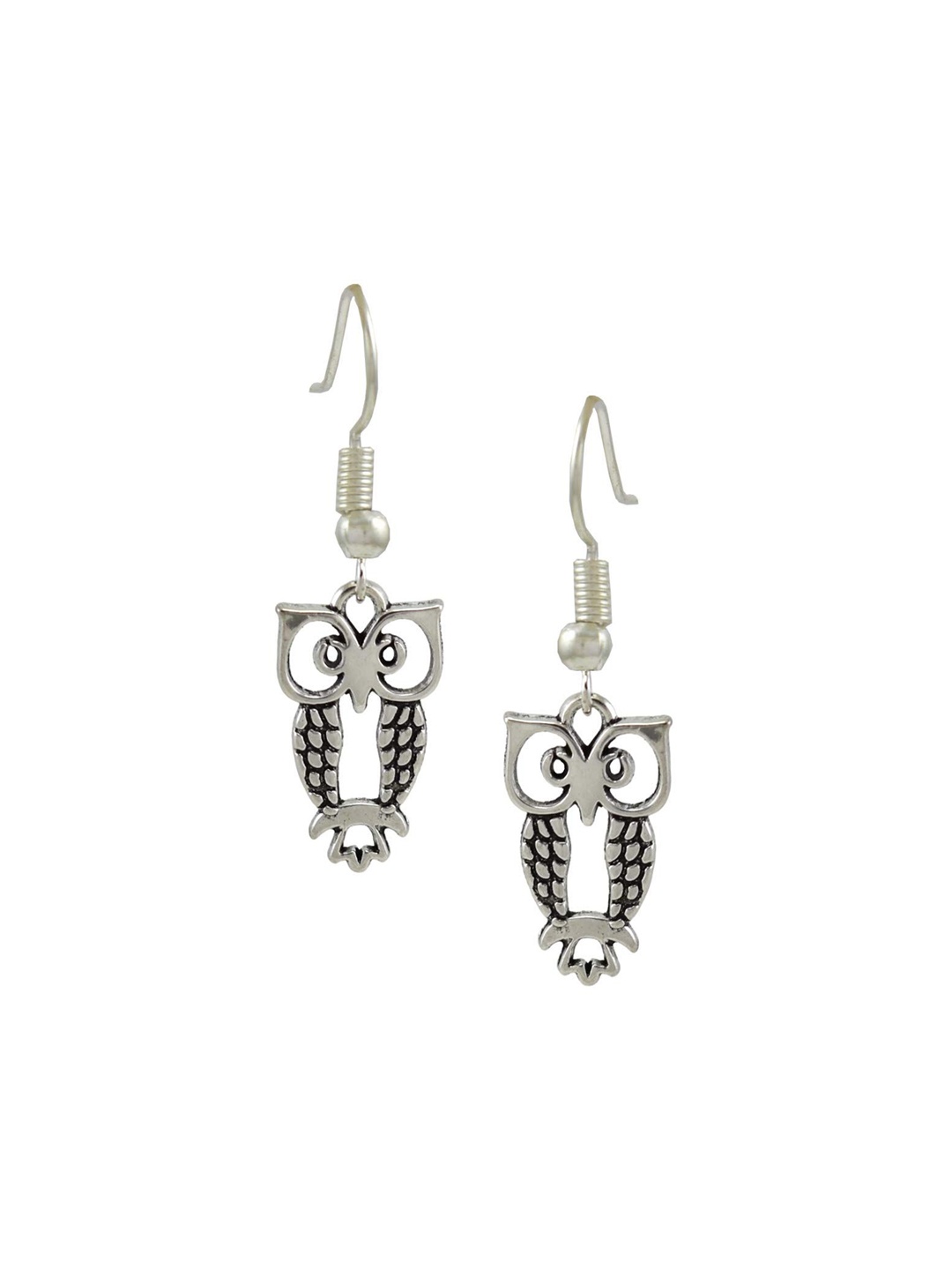 

HIGH TRENDZ Contemporary Studs Earrings, Silver