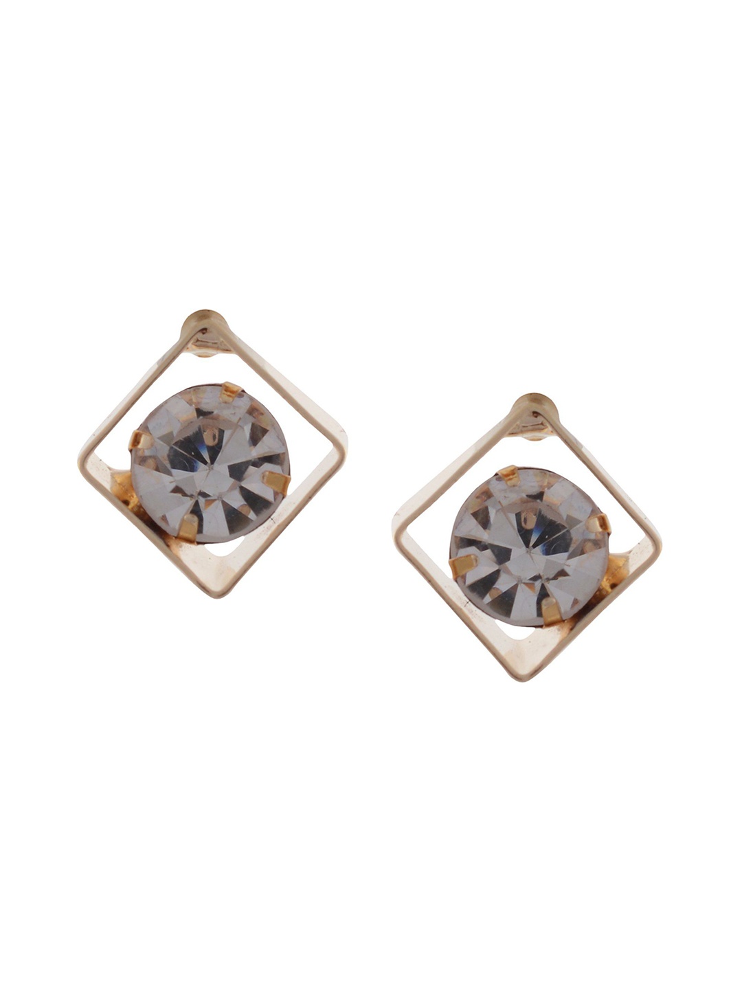 

HIGH TRENDZ Contemporary Drop Earrings, Gold