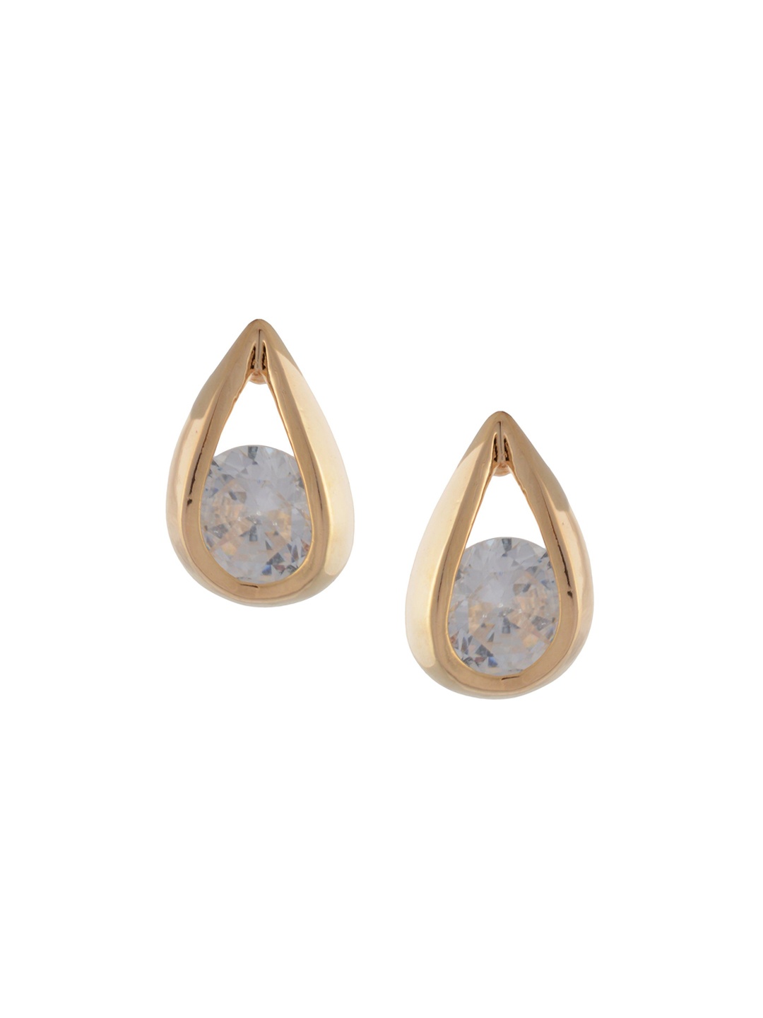 

HIGH TRENDZ Contemporary Drop Earrings, Gold