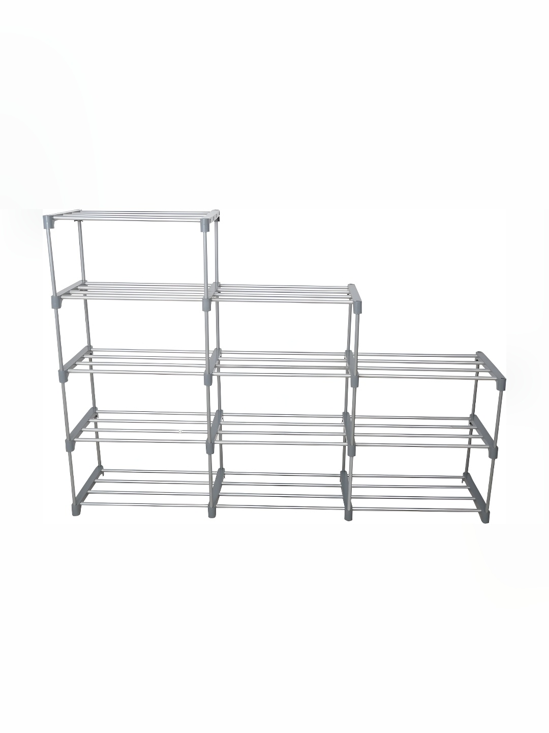 

Decent Hut Alloy Steel Metal 12 Shelves Storage Organizer, Grey