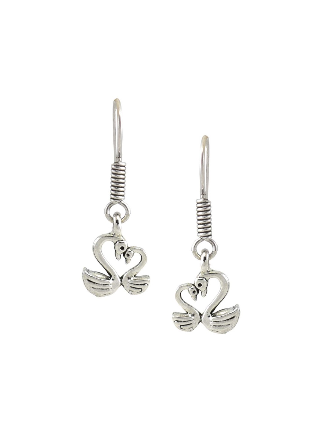 

HIGH TRENDZ Contemporary Drop Earrings, Silver