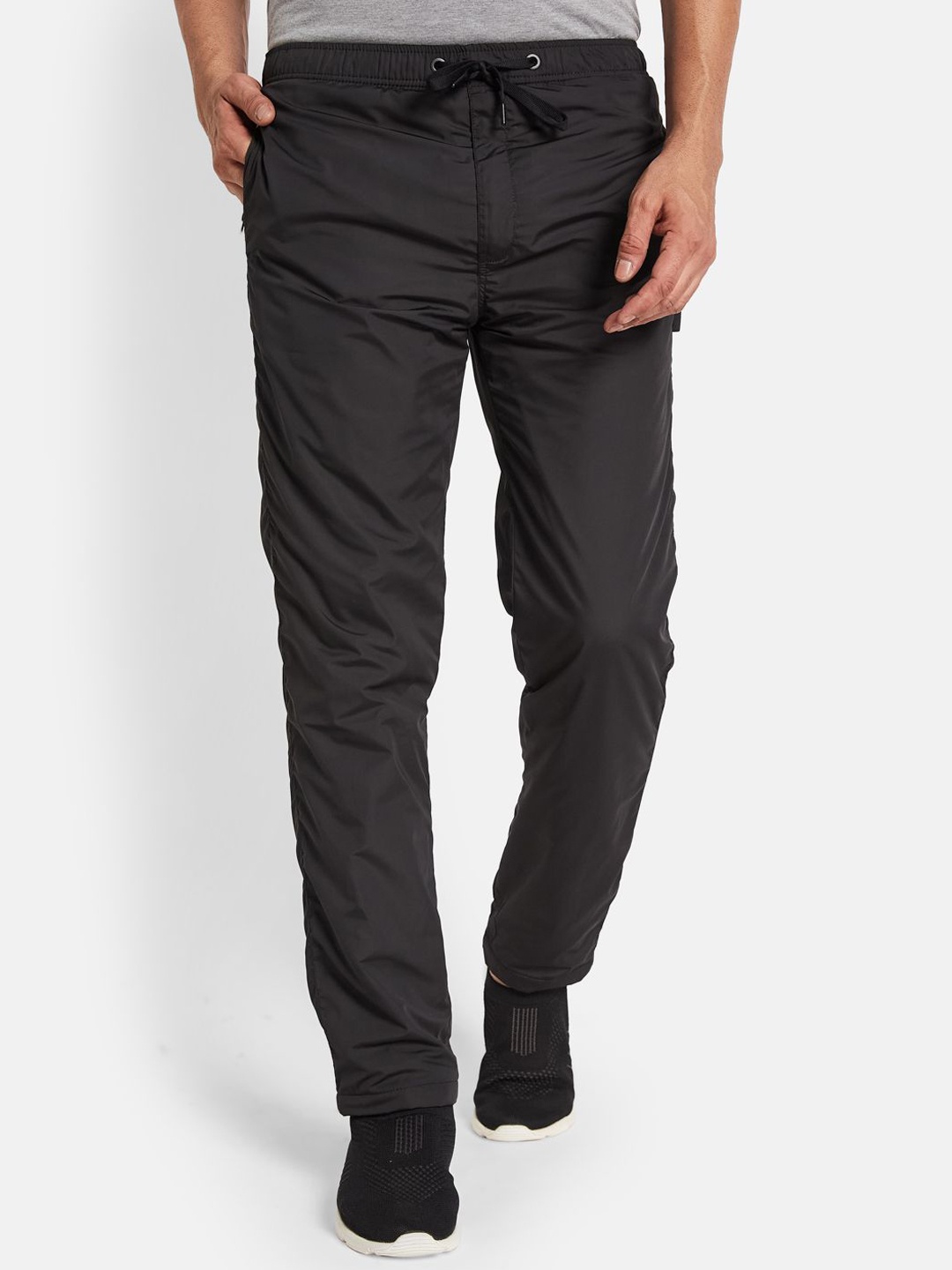 

Octave Men Solid Track Pants, Black