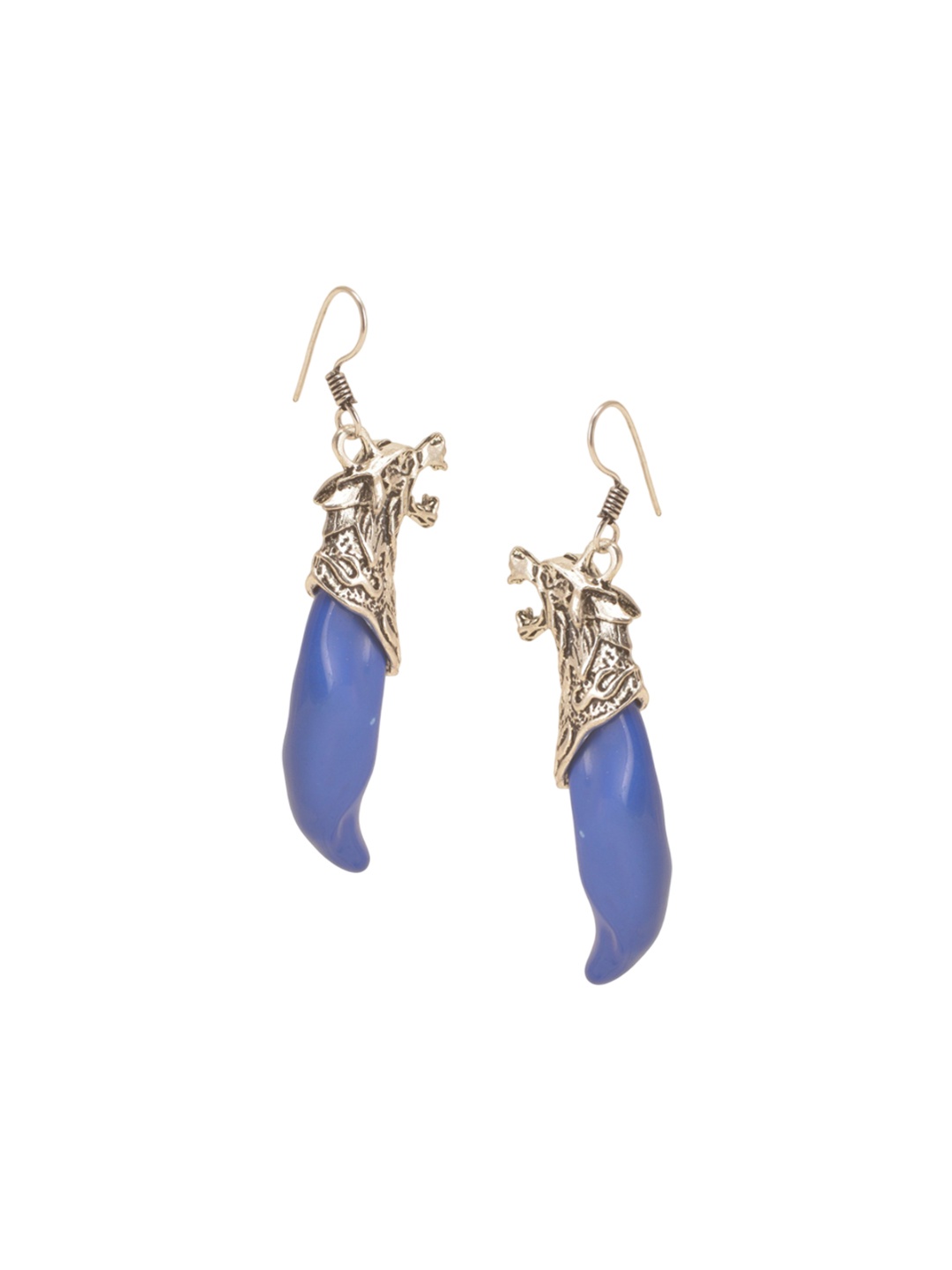 

HIGH TRENDZ Contemporary Drop Earrings, Blue