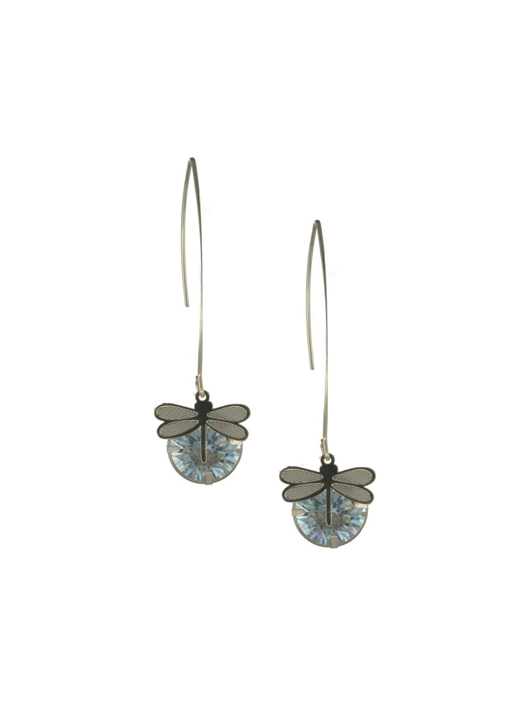 

HIGH TRENDZ Contemporary Drop Earrings, Gold