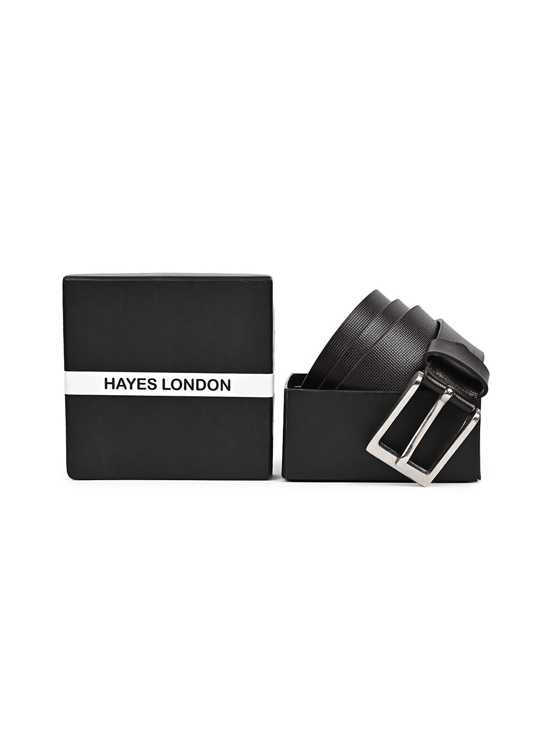 

Hayes London Men Leather Formal Belt, Brown