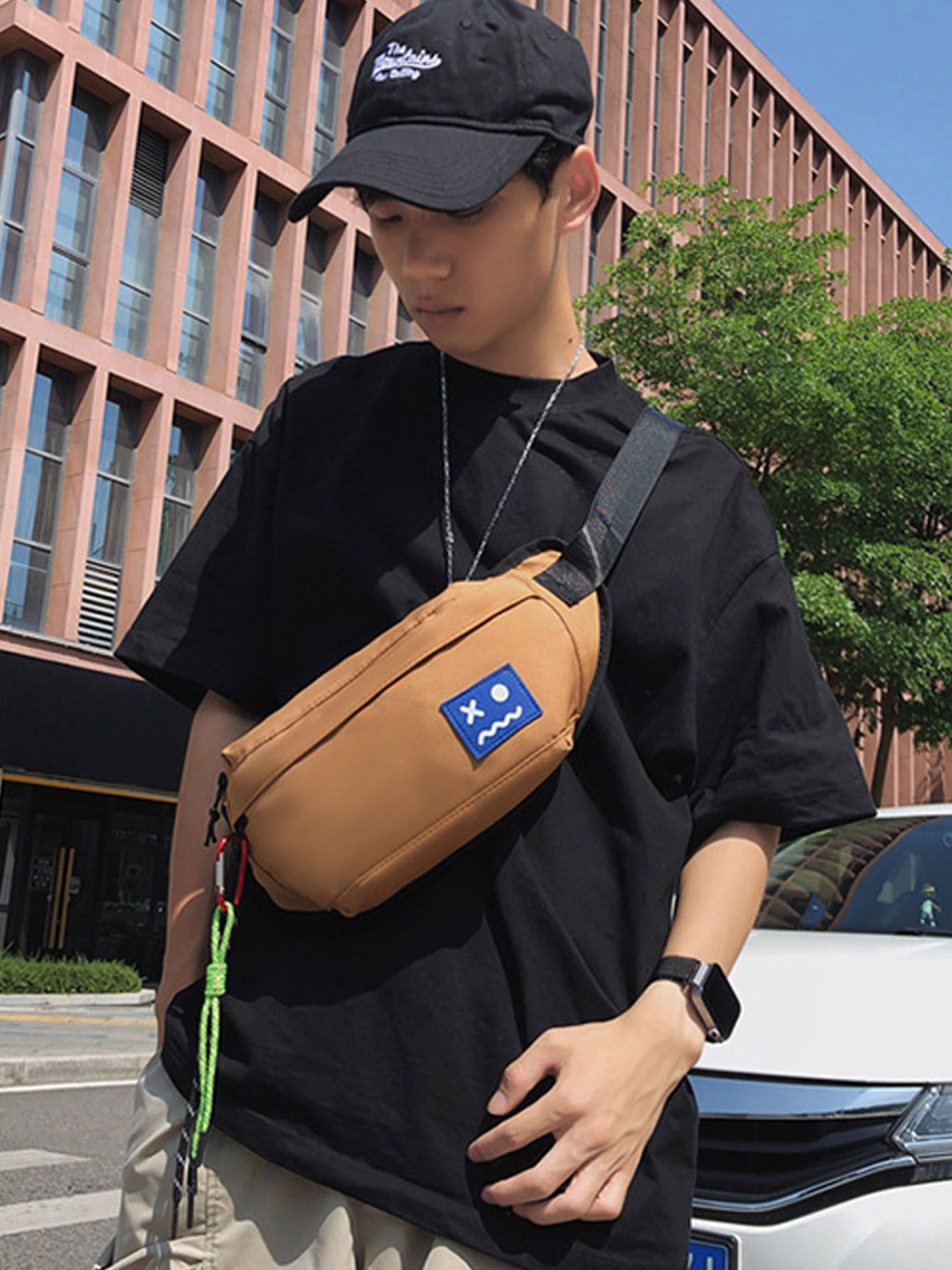 

StyleCast Checked Fanny Pack, Na