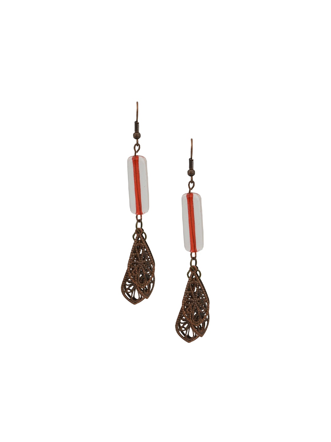 

HIGH TRENDZ Contemporary Drop Earrings, Metallic