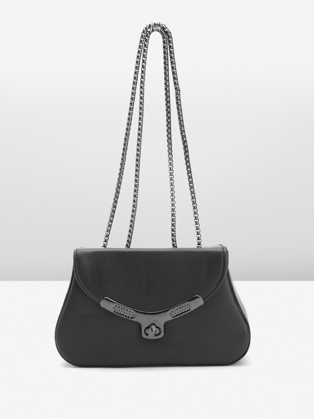 

Caprese Structured Shoulder Bag, Black