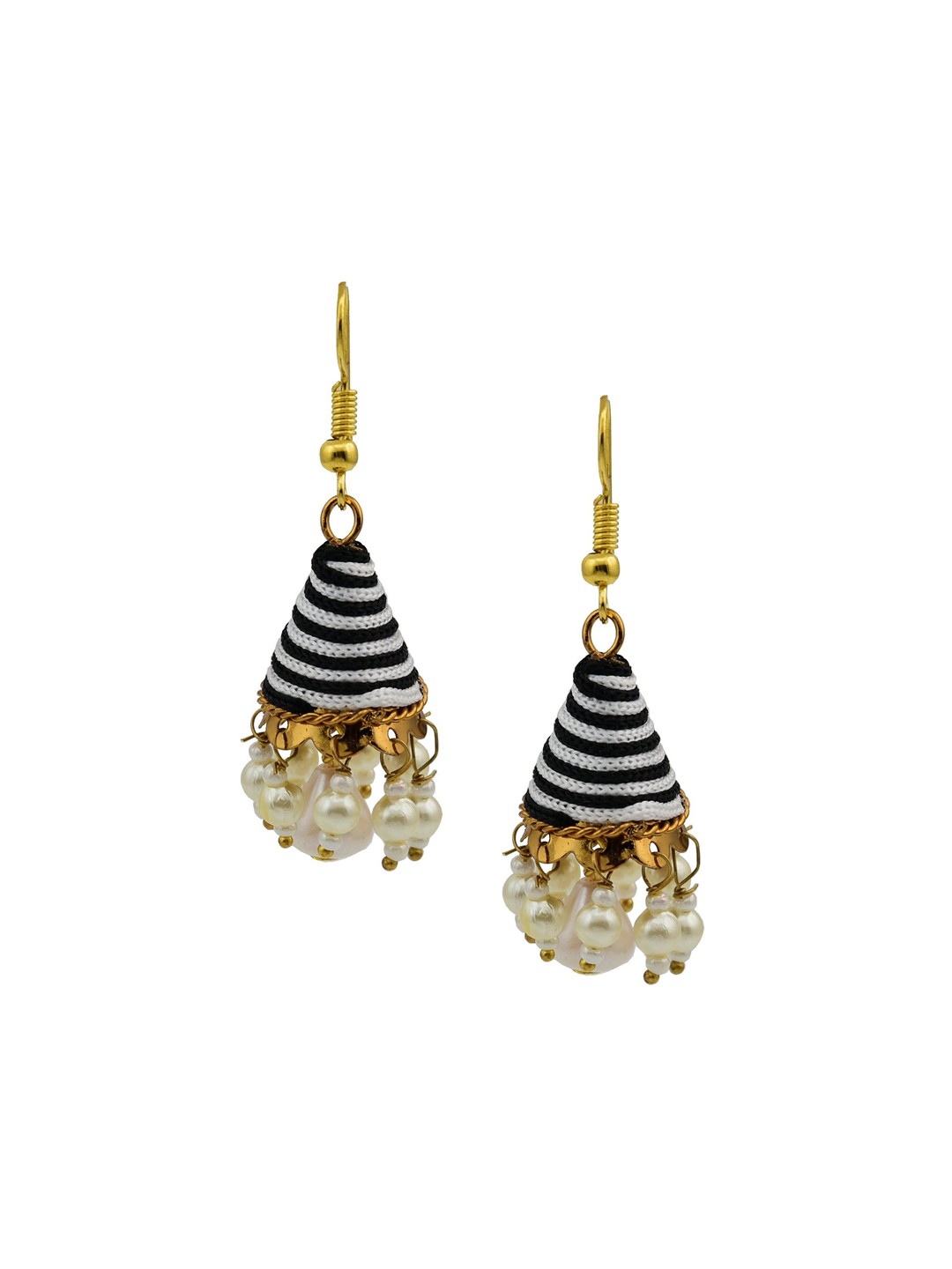 

HIGH TRENDZ Contemporary Drop Earrings, Gold