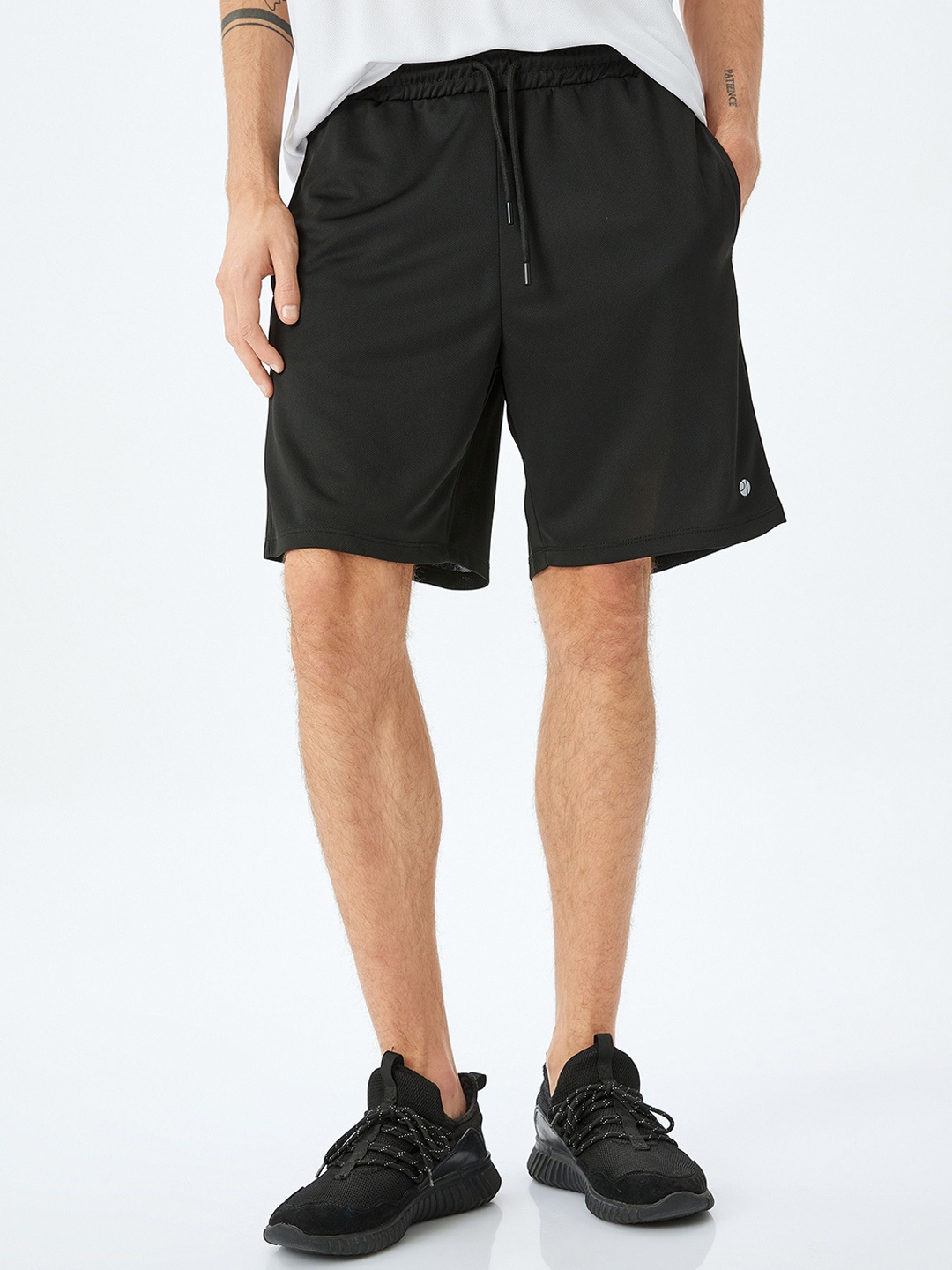 

Koton Men Regular Fit Sports Shorts, Black