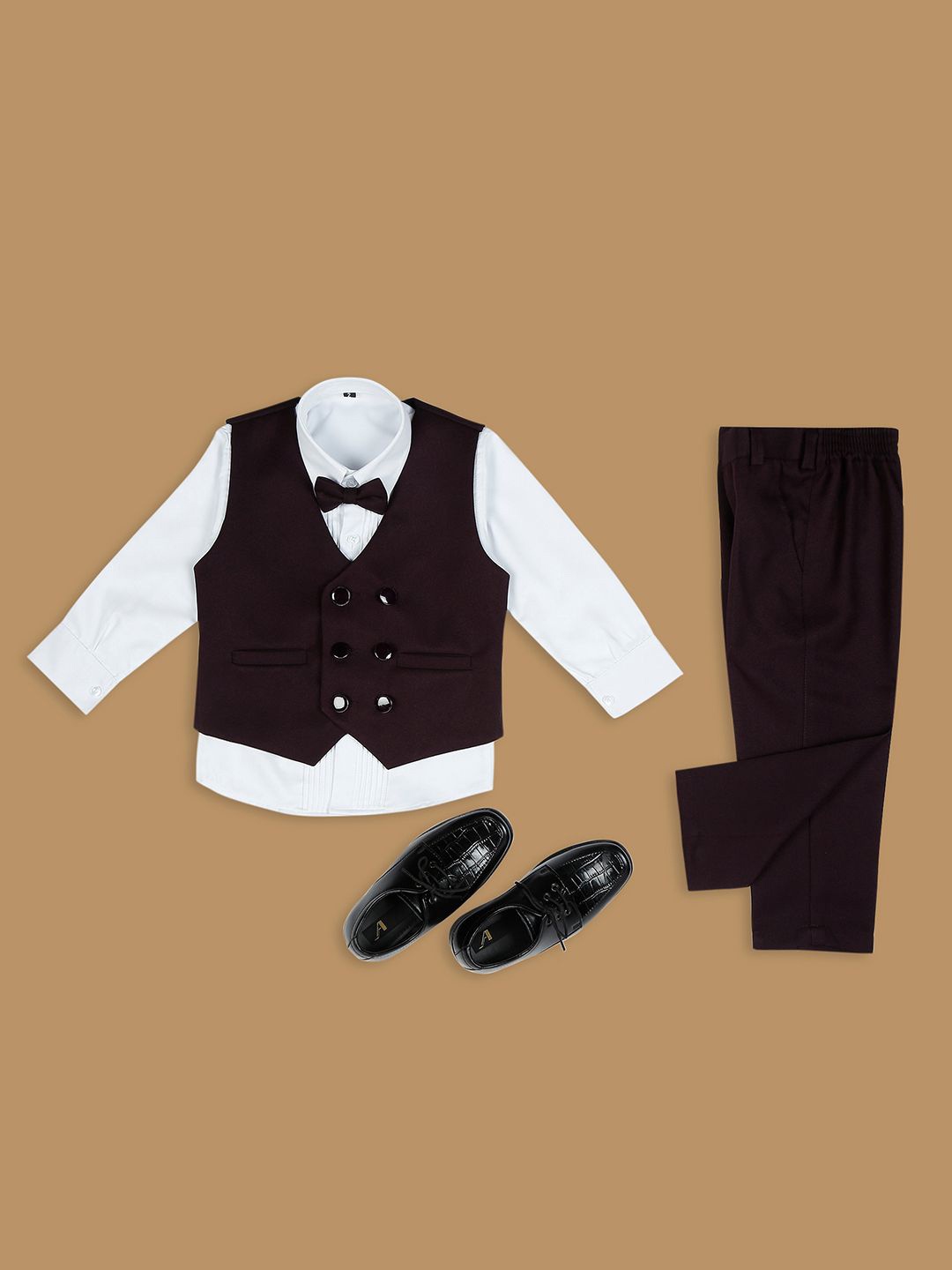 

YK Infant Boys Four-Piece Party Suit, Purple