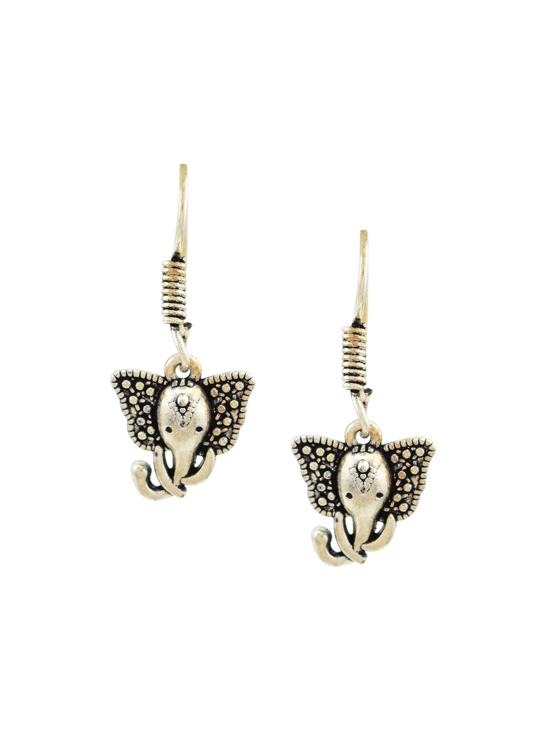 

HIGH TRENDZ Contemporary Drop Earrings, Silver