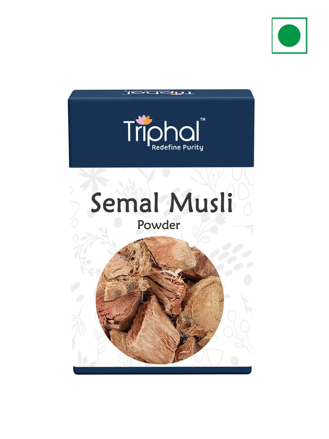 

Triphal 100% Pure Semal Musli Powder - 200 g, Blue