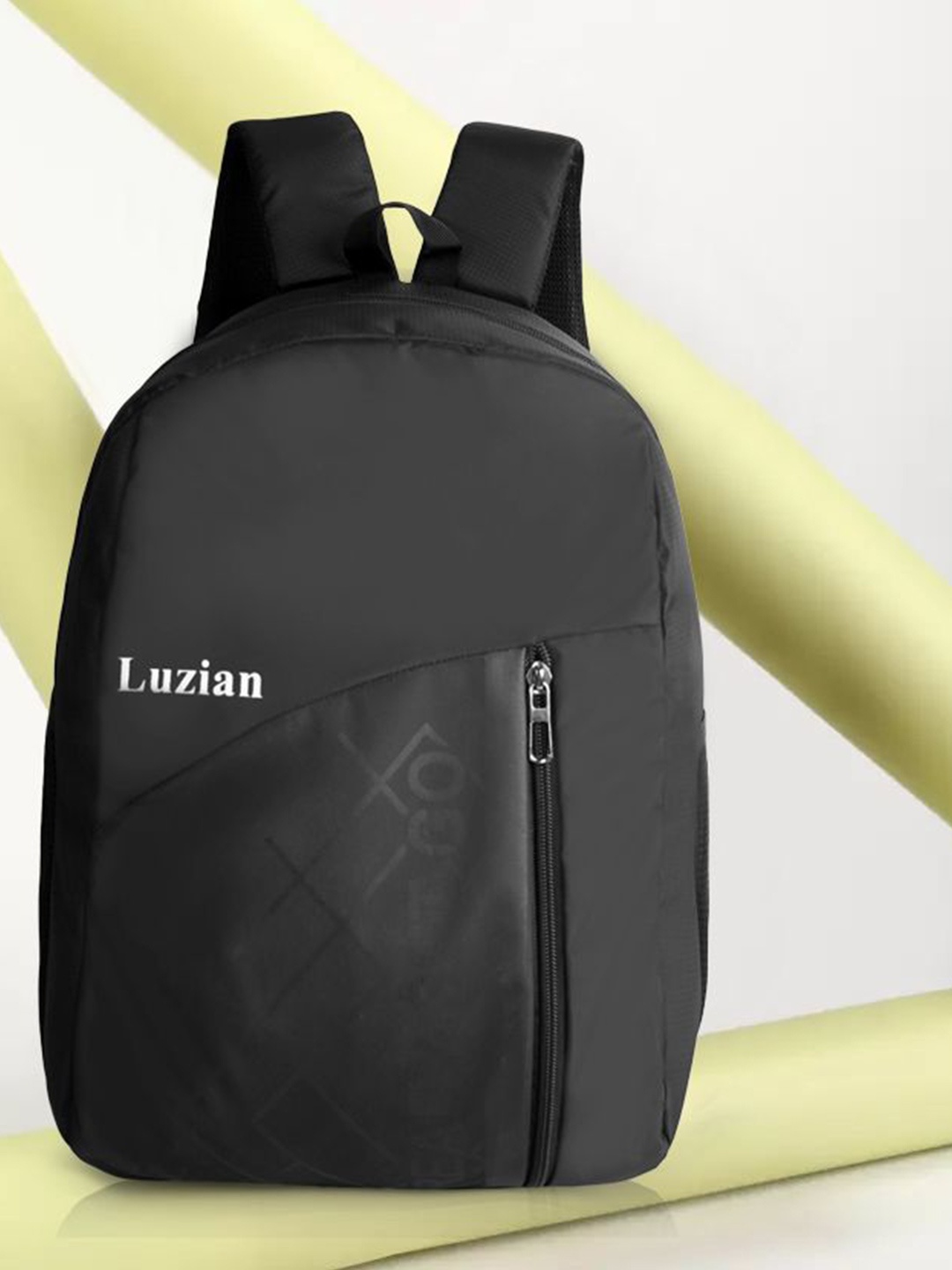 

Luzian Men Padded Backpack, Black