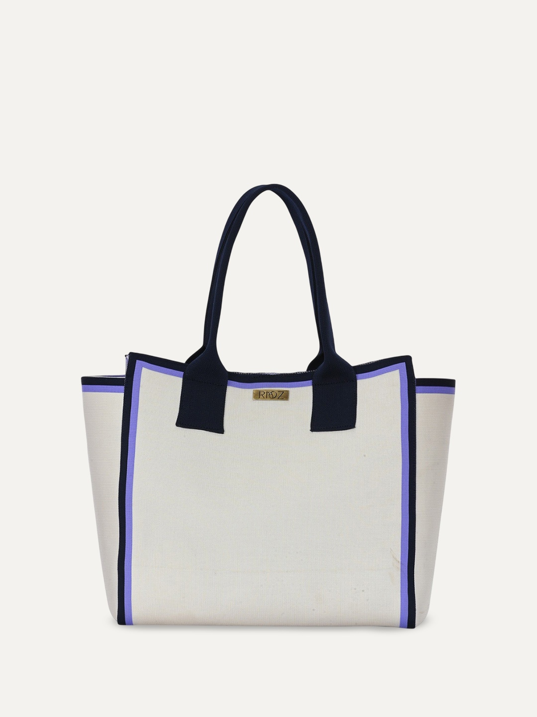 

Rioz Oversized Structured Handheld Bag, White