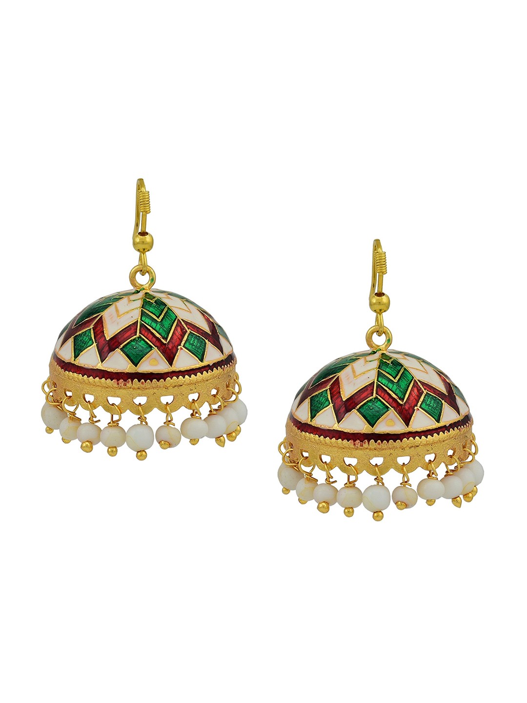 

HIGH TRENDZ Contemporary Drop Earrings, Gold