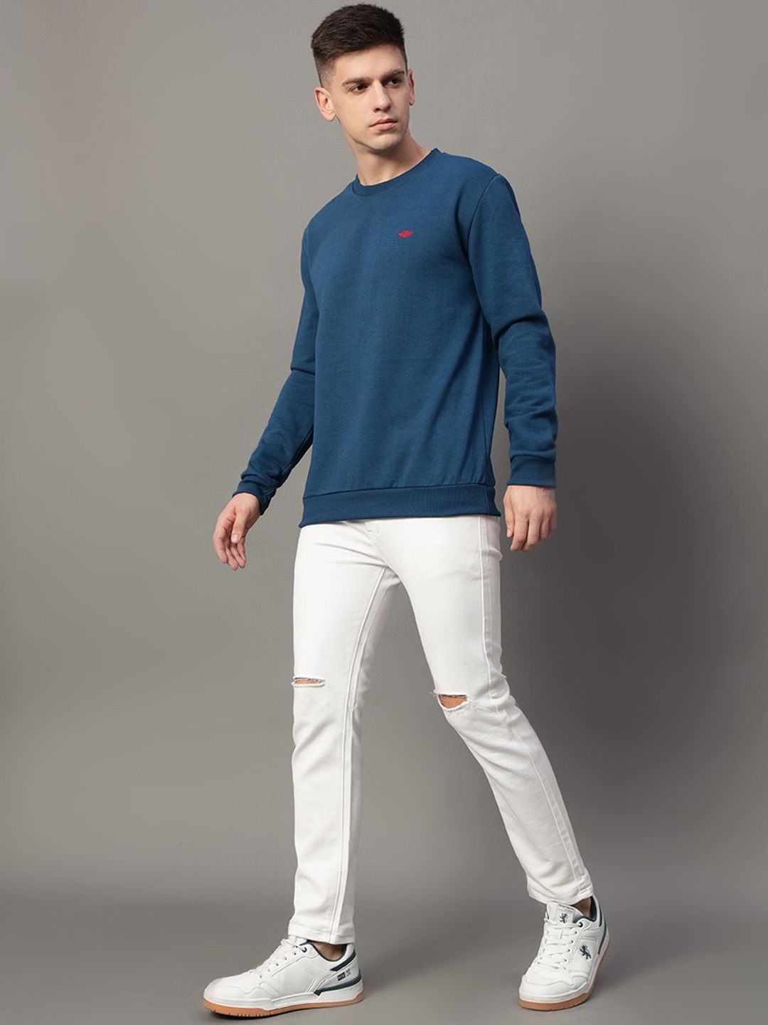 

GET GOLF Men Pullover Sweatshirt, Navy blue