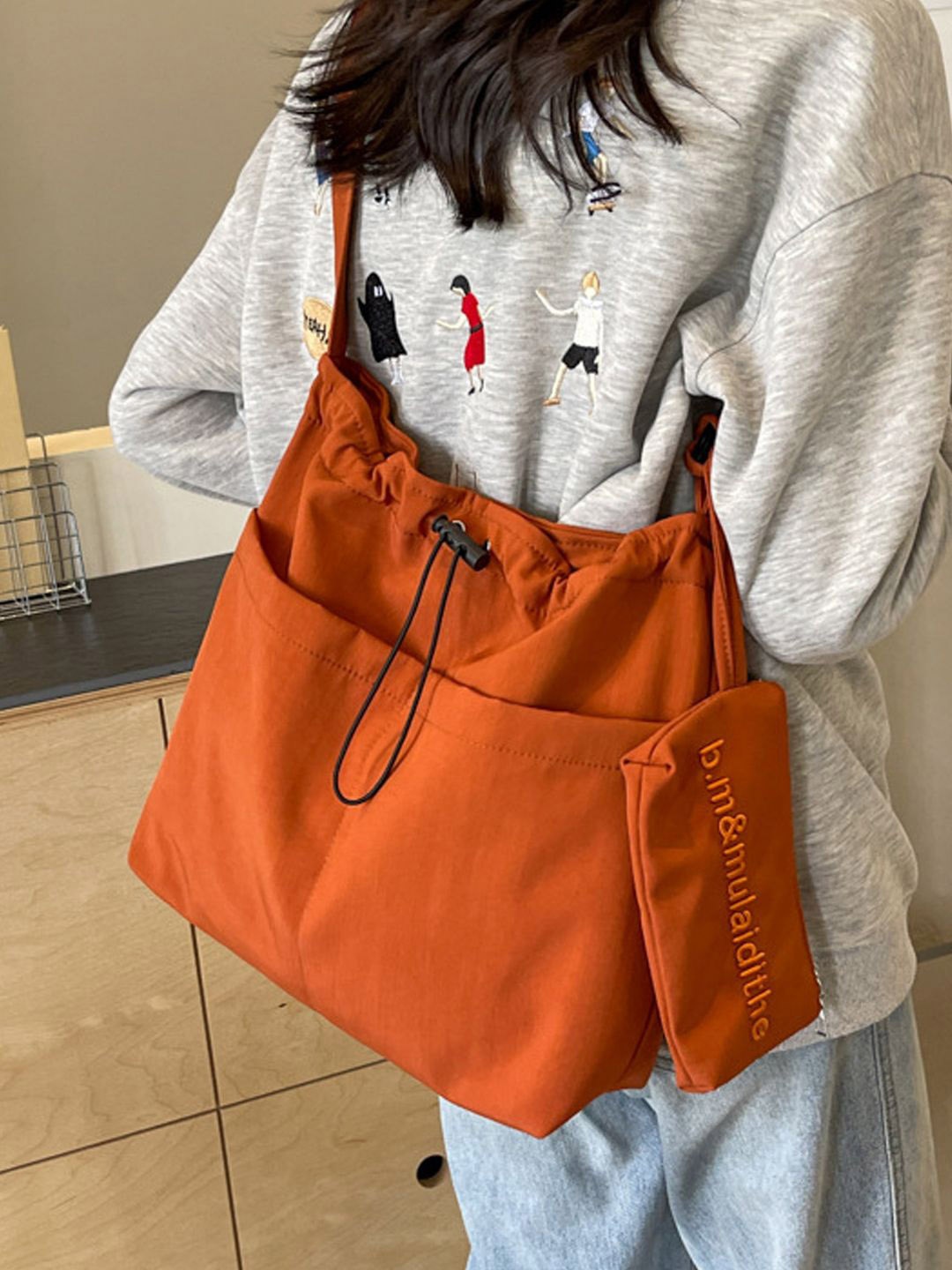 

StyleCast Orange Casual Stylish Crossbody Bag