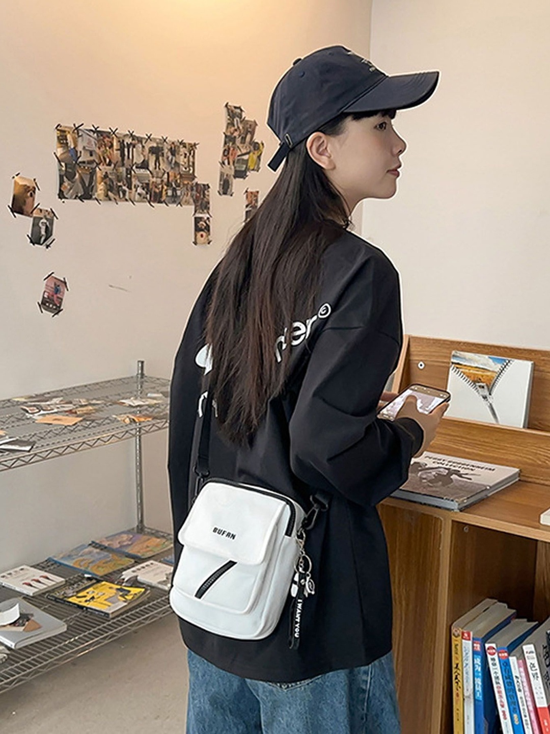 

StyleCast White Stylish Cross Body Bag