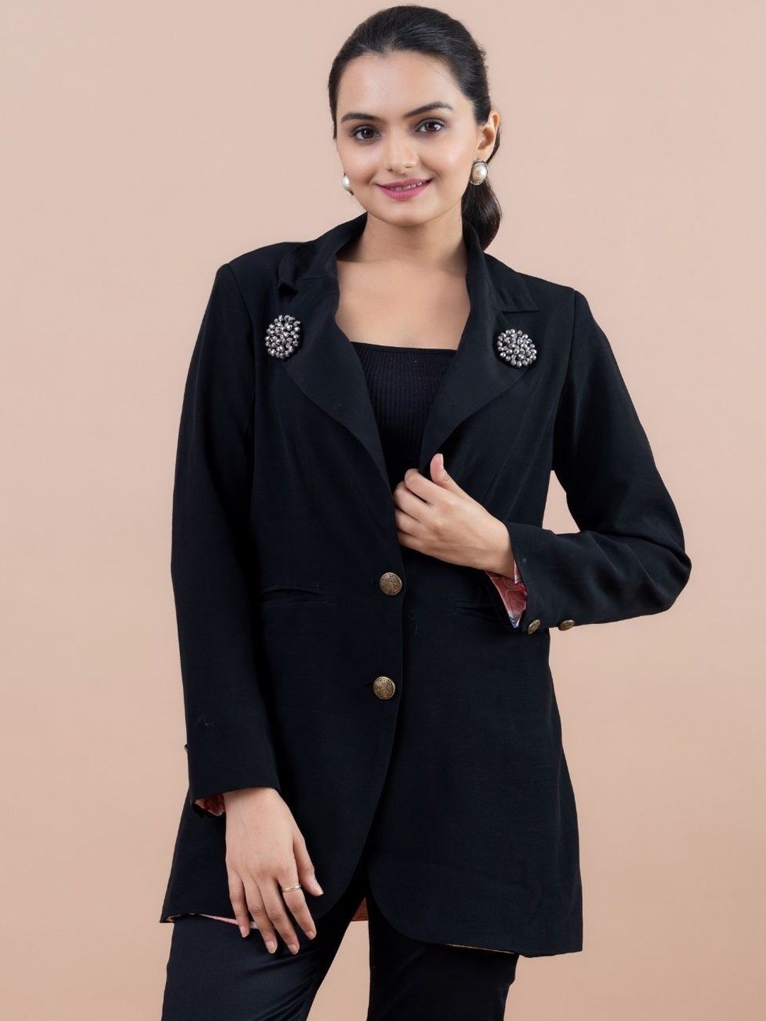 

Komarri U Women Open Front Jacket, Black