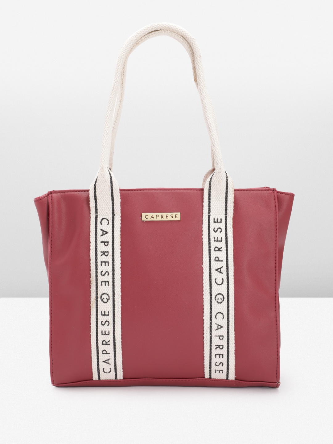 

Caprese Structured Shoulder Bag, Maroon