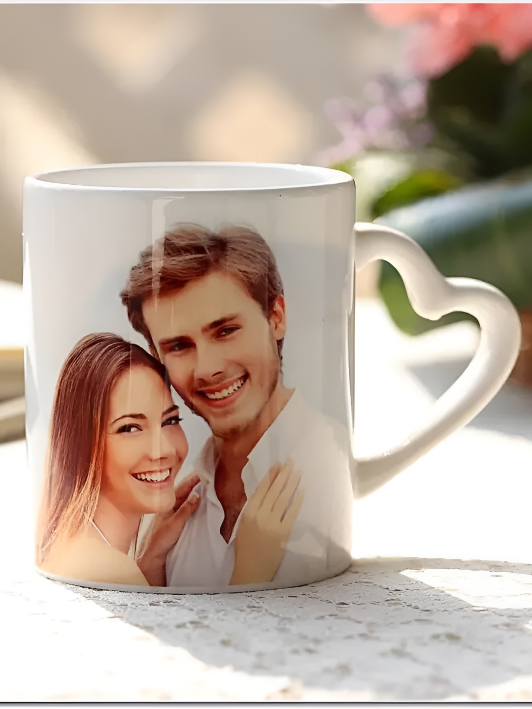 

fnp Multicoloured Printed Ceramic Glossy Mugs Set of Cups and Mugs, White