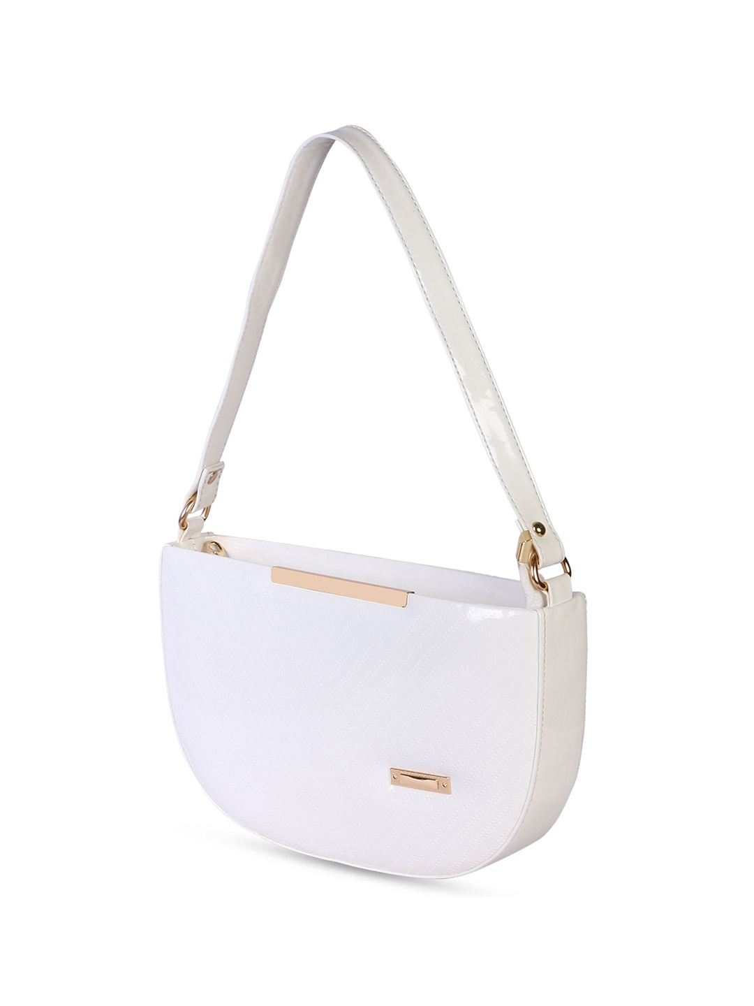 

Anouk PU Half Moon Handheld Bag, White