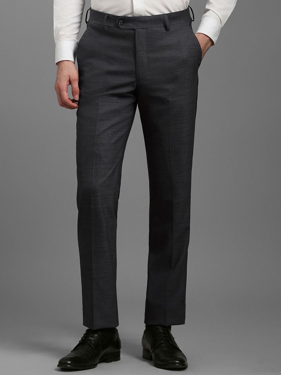 

Louis Philippe Men Slim Fit Trousers, Grey