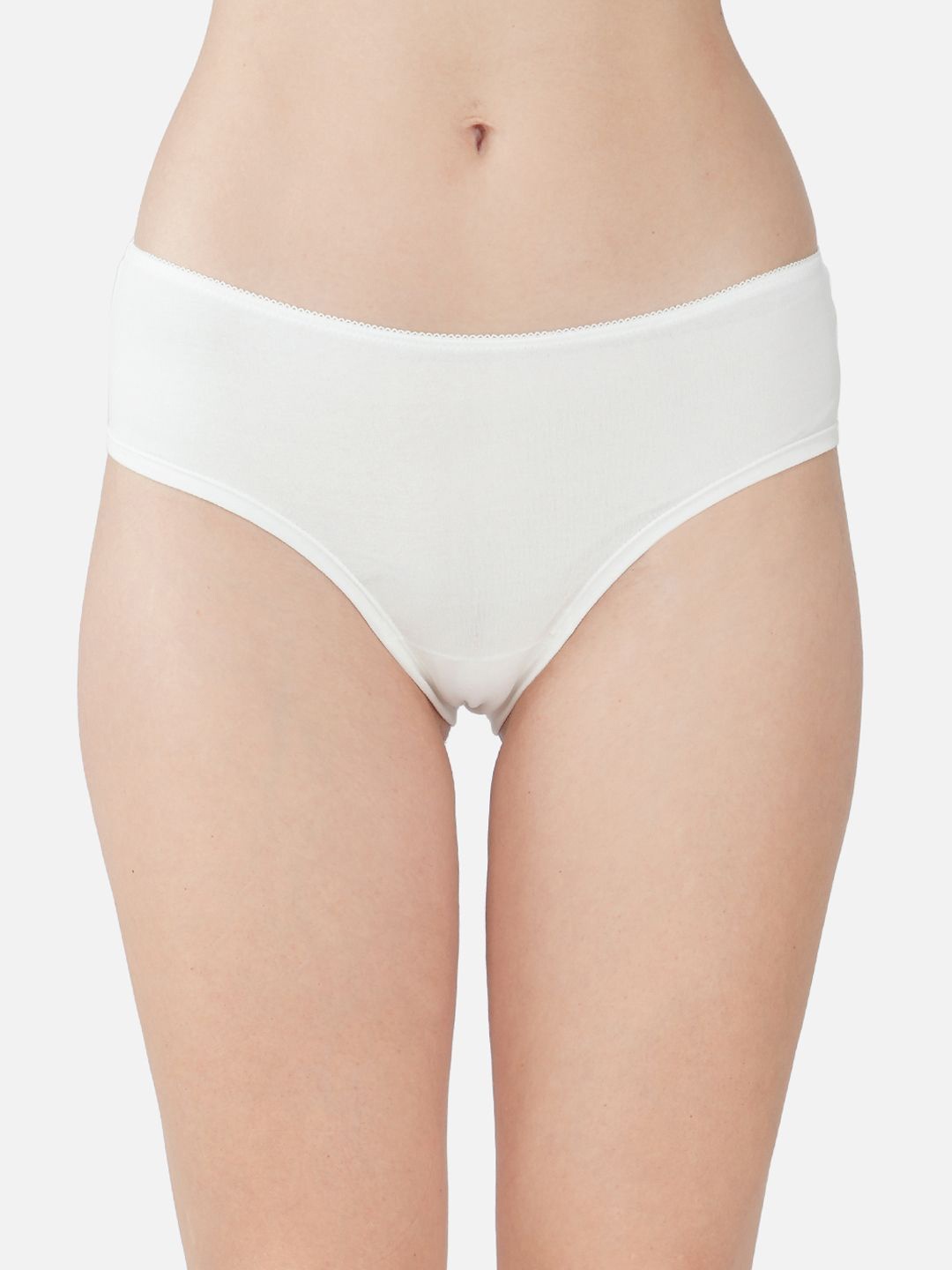 

Carlton London Antimicrobial Modal Premium Hipster Panty, White