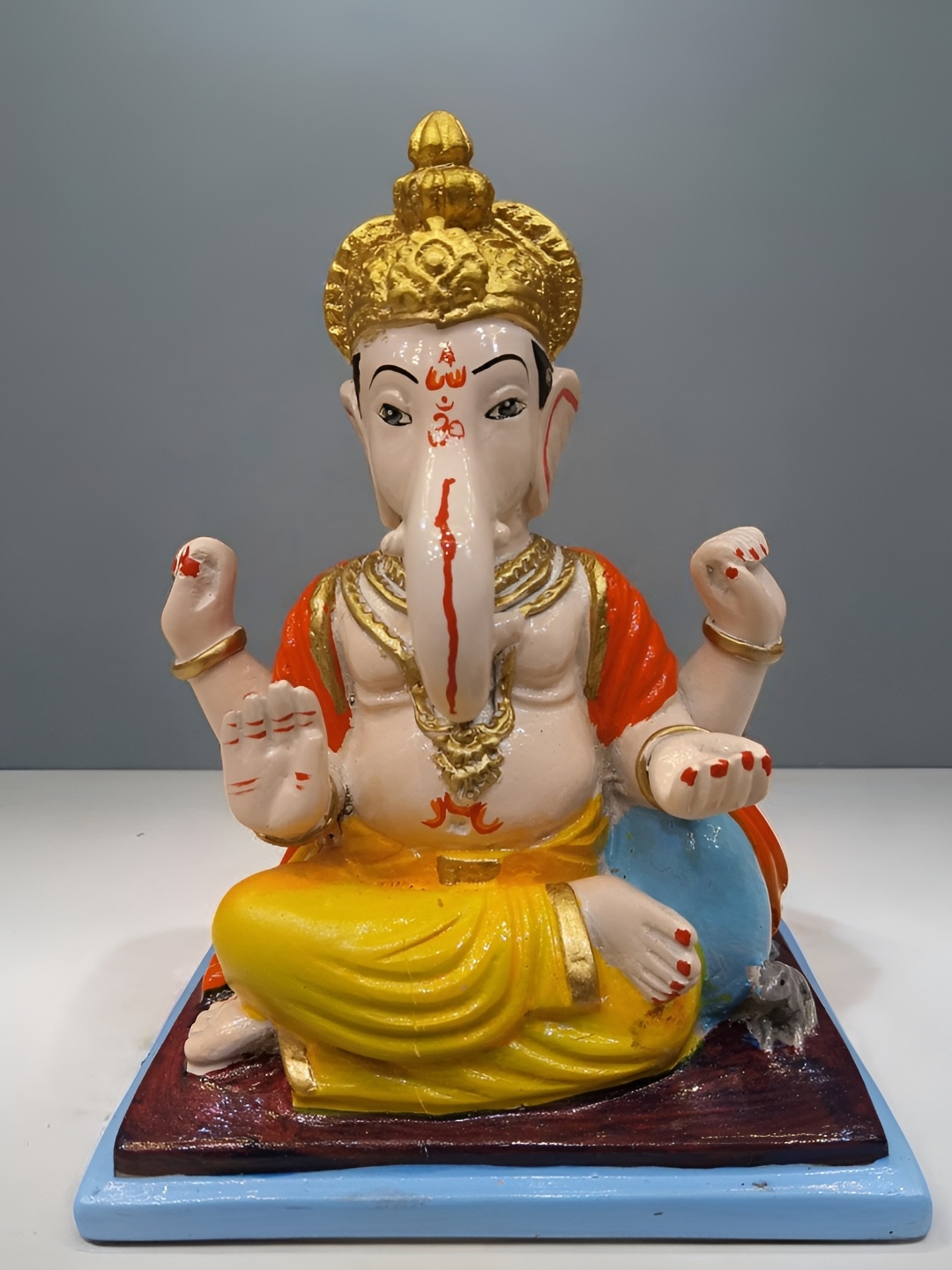 

Vrinban International Beige Religious Figurine Showpiece