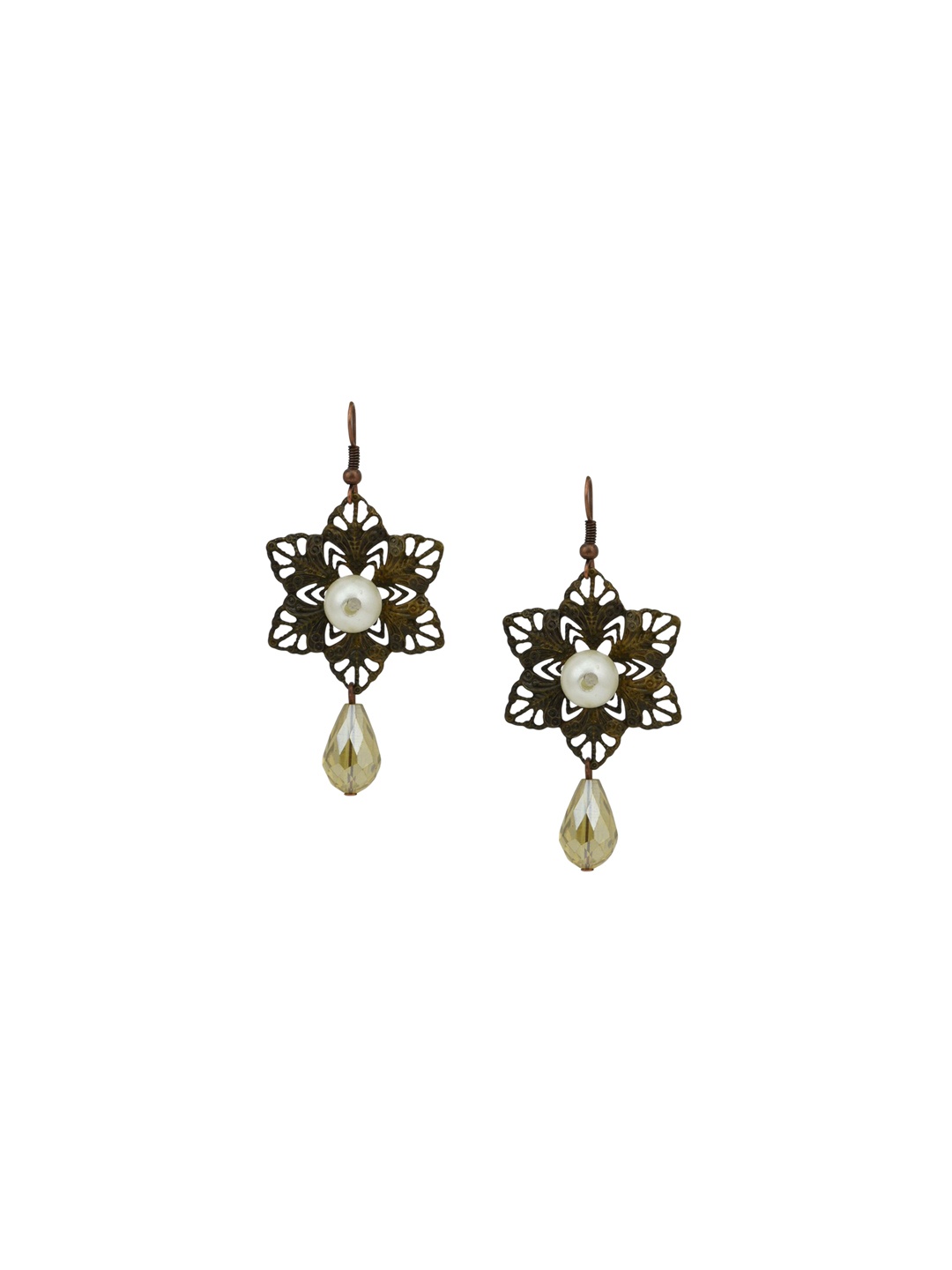 

HIGH TRENDZ Contemporary Drop Earrings, Metallic