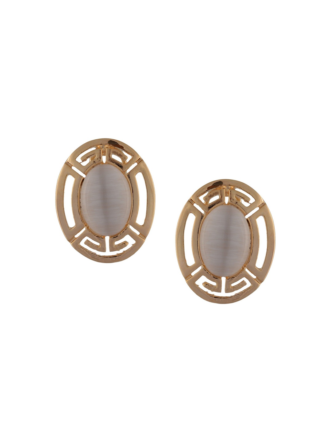 

HIGH TRENDZ Contemporary Half Hoop Earrings, Gold