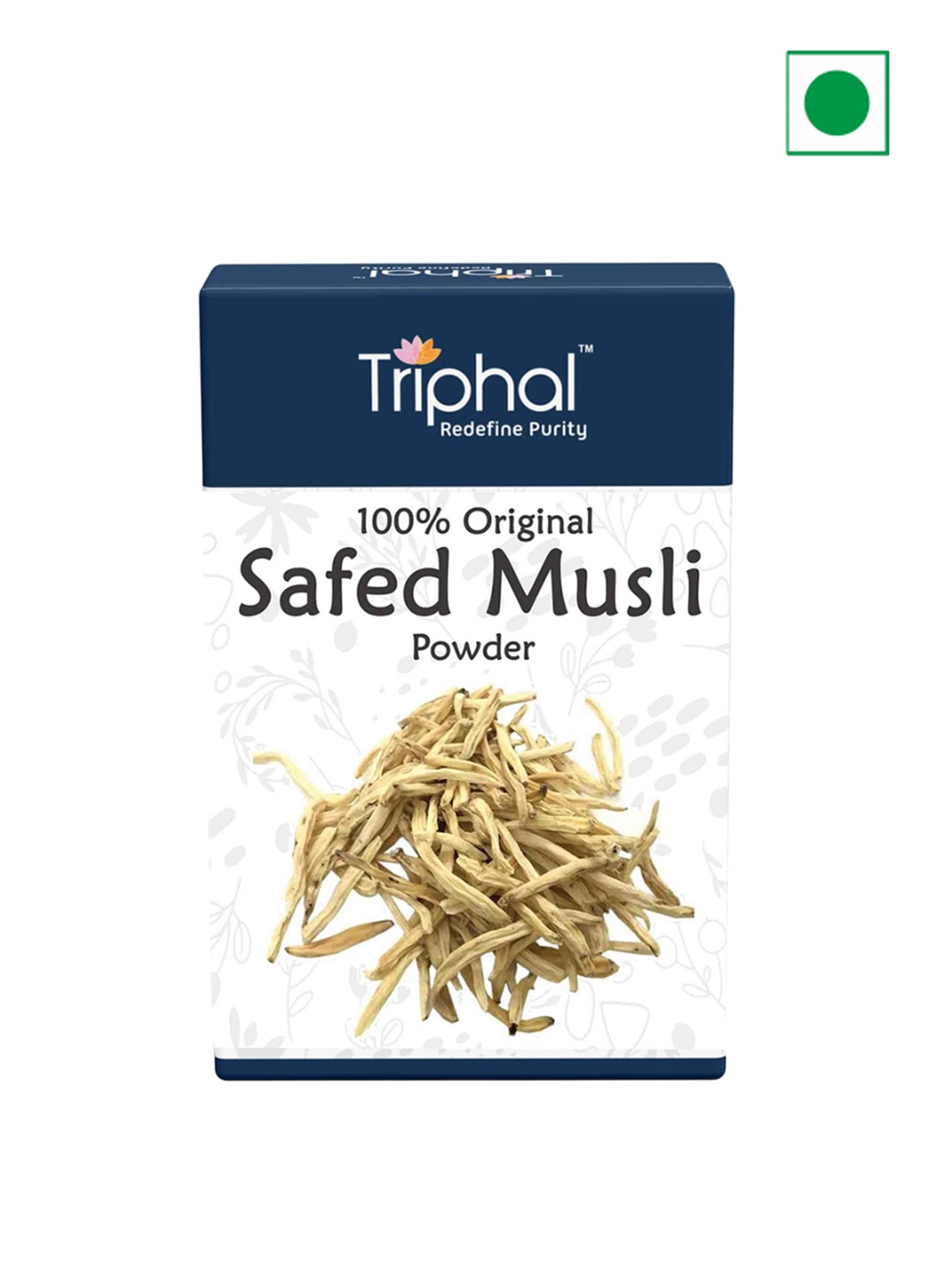 

Triphal Safed Musli Powder - 100 g, Blue