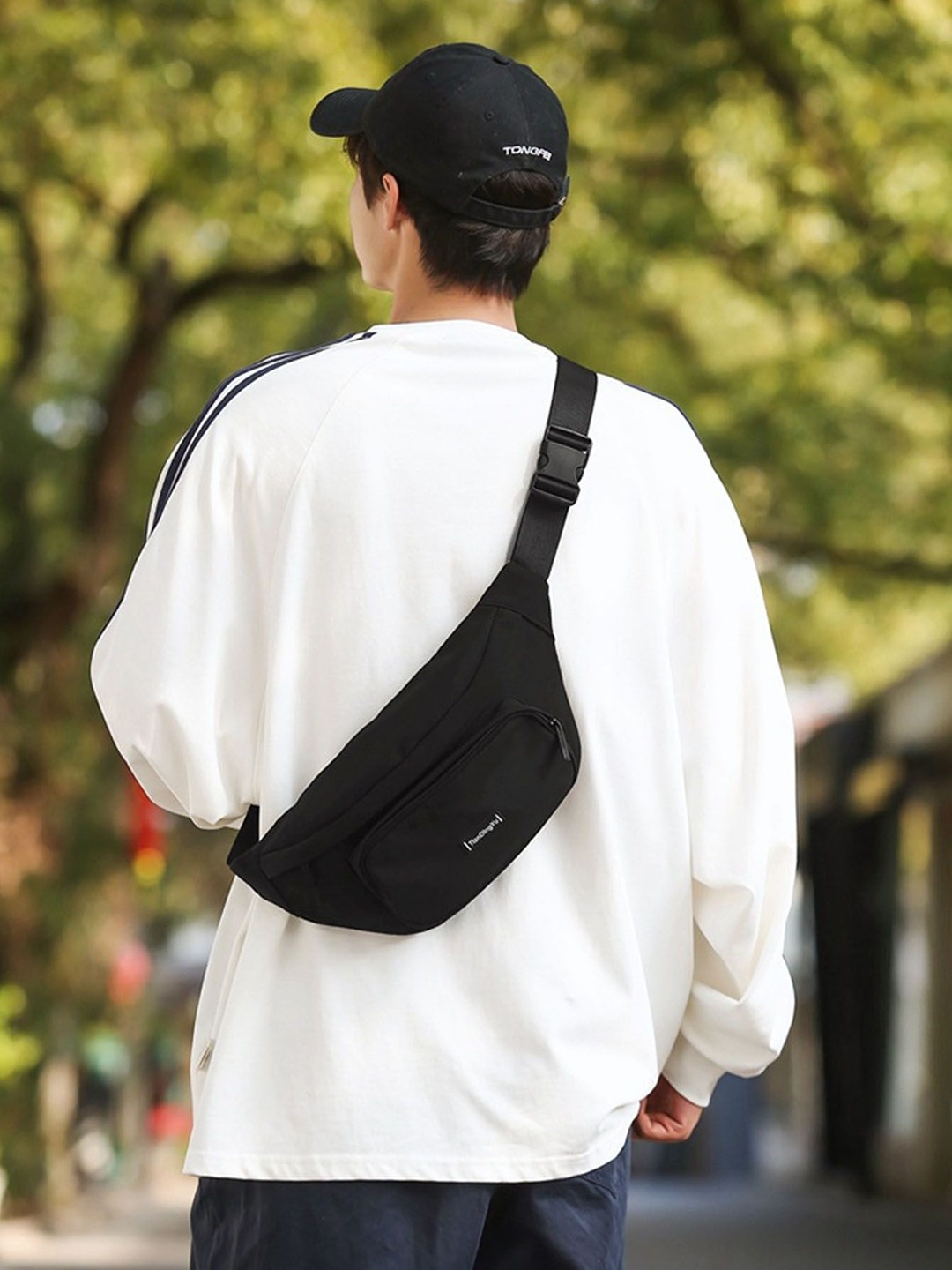 

StyleCast Black Crossbody Fanny Pack