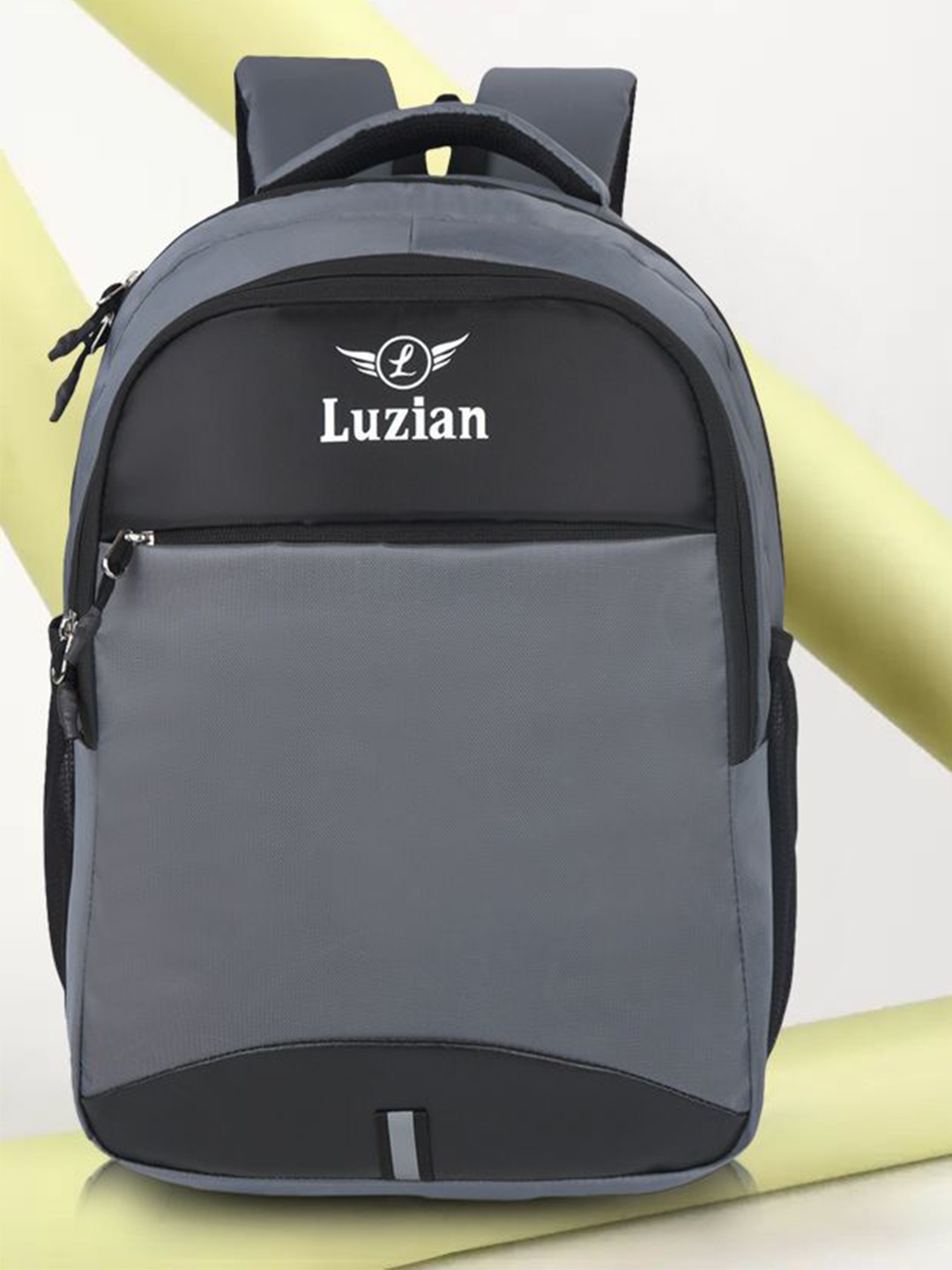 

Luzian Men Medium Backpack, Grey