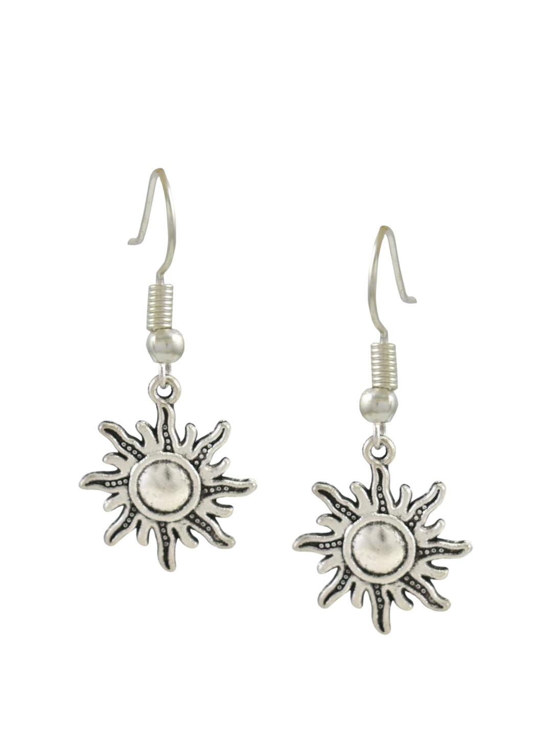 

HIGH TRENDZ Contemporary Drop Earrings, Silver