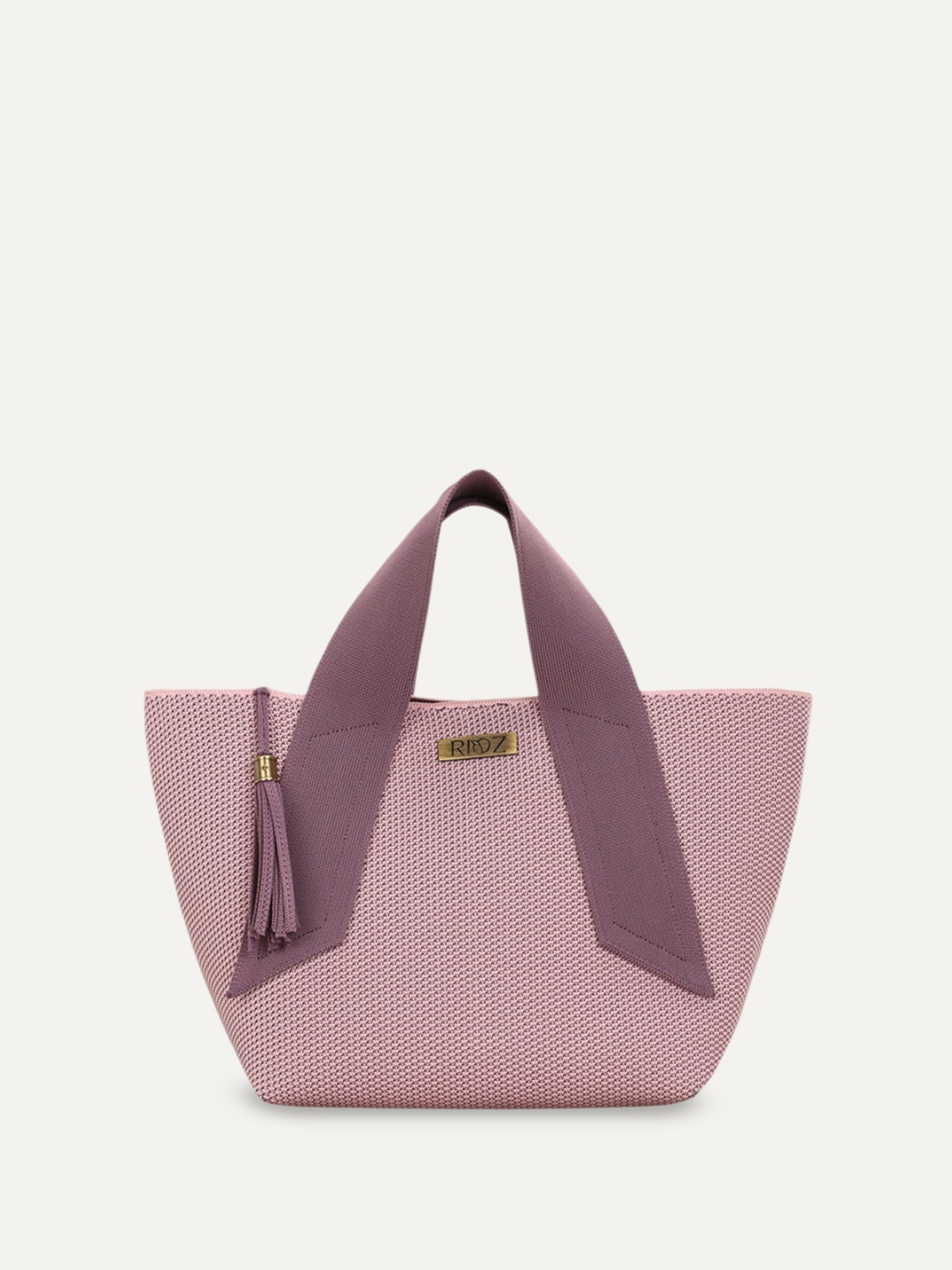 

Rioz Oversized Shopper Handheld Bag with Tasselled, Pink